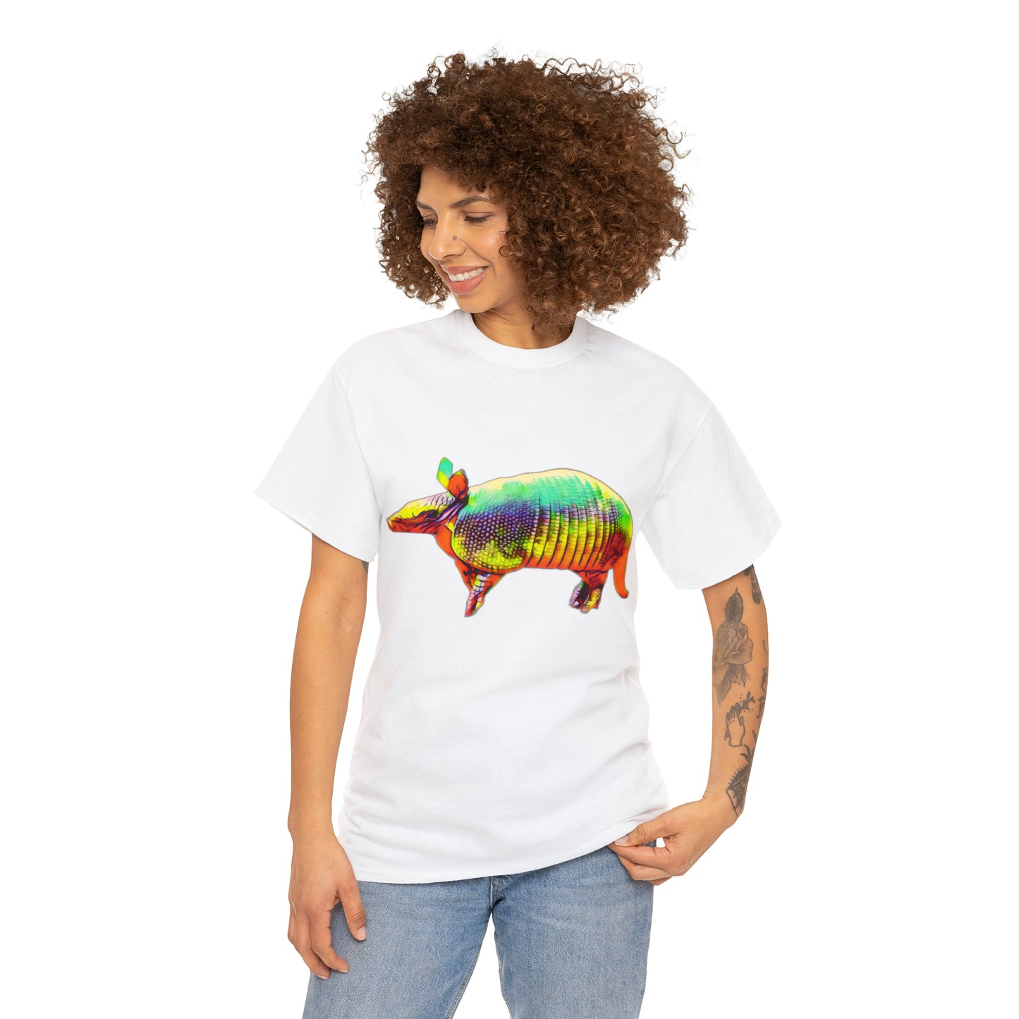 Golden Armadillo Unisex Heavy Cotton Tee