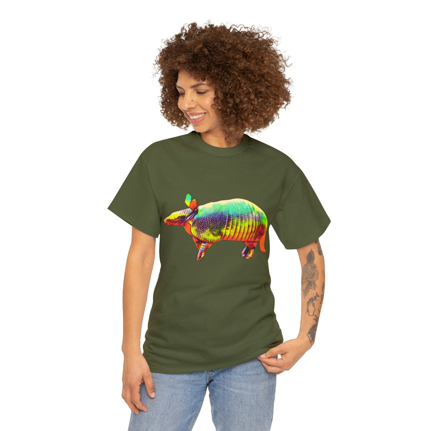 Golden Armadillo Unisex Heavy Cotton Tee