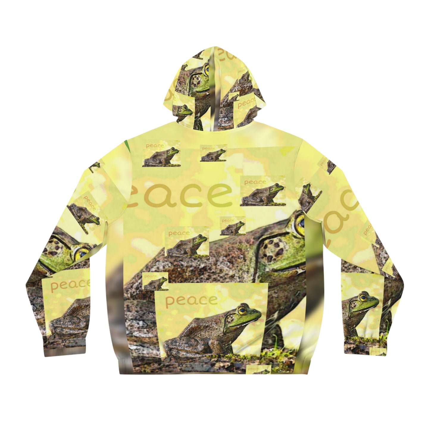 Men's Full-Zip Frog of Peace Hoodie