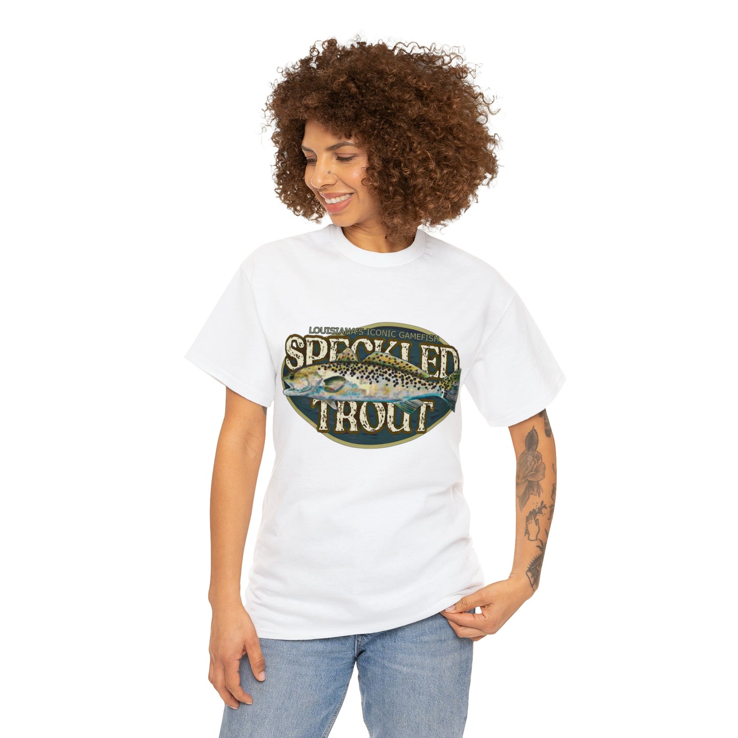 Speckled Trout Unisex Heavy Cotton Tee