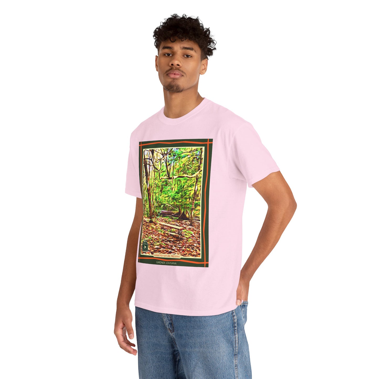 Harmeyer Nature Preserve Tee — Stylized Nature Park Graphic