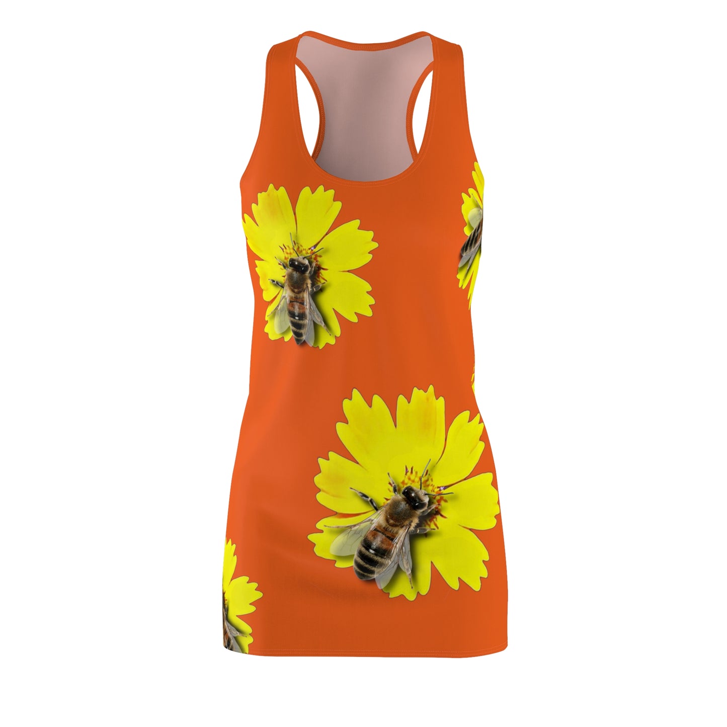 Bee and Flower Racerback Dress