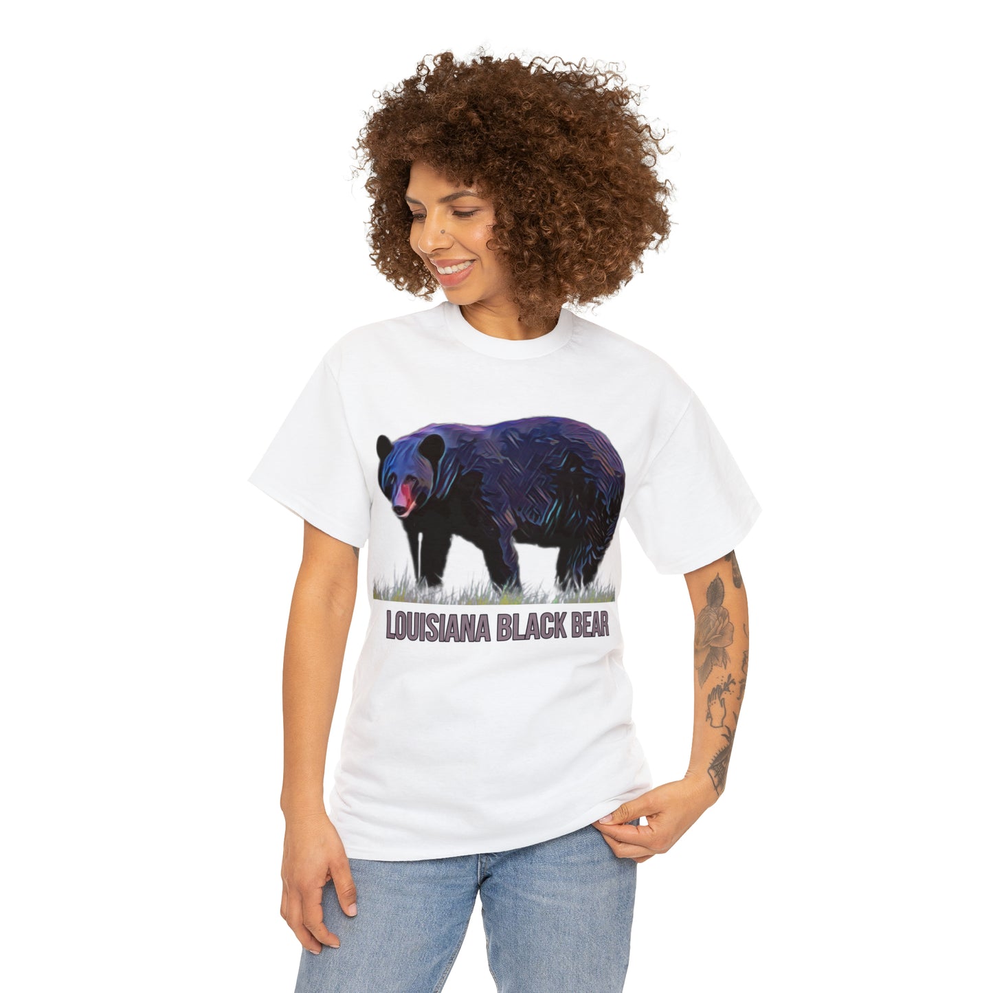 Louisiana Black Bear Unisex Heavy Cotton Tee