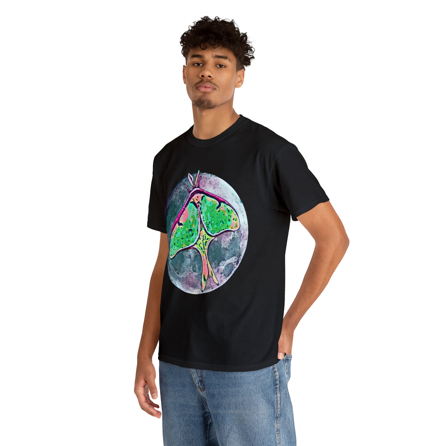 Luna Moth Unisex Heavy Cotton Tee