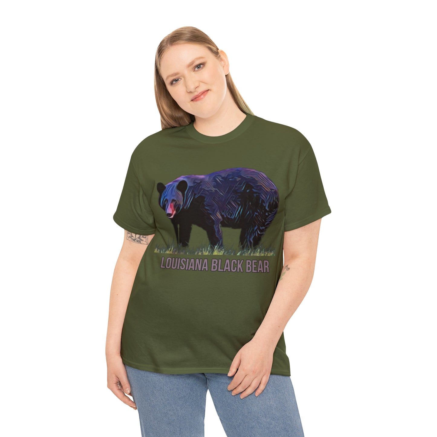 Louisiana Black Bear Unisex Heavy Cotton Tee