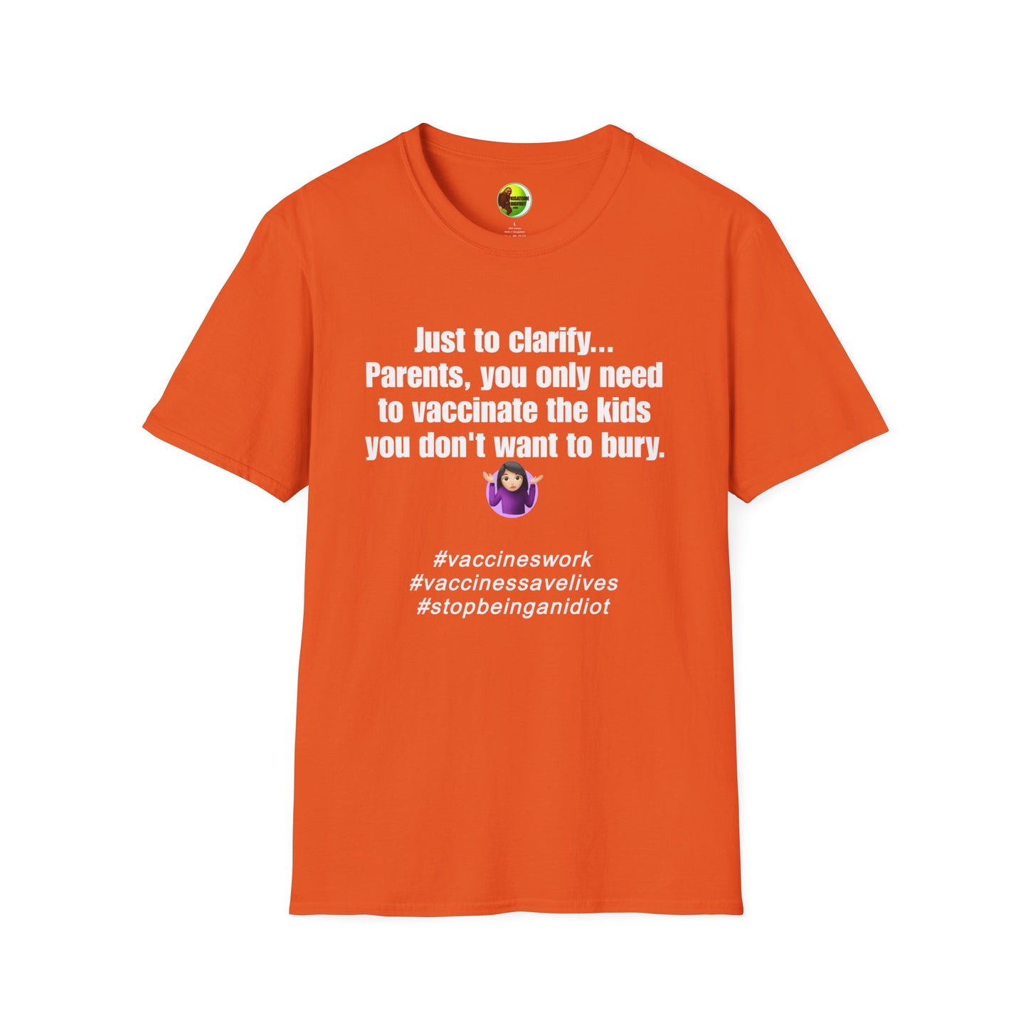 Vaccinate Unisex Softstyle  T-Shirt