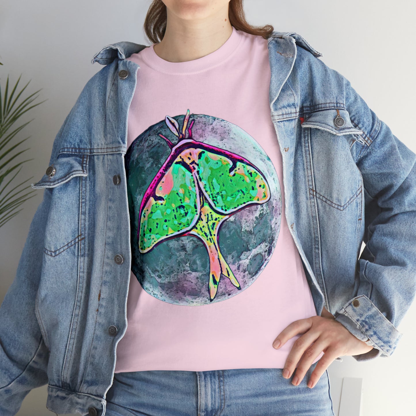 Luna Moth Unisex Heavy Cotton Tee