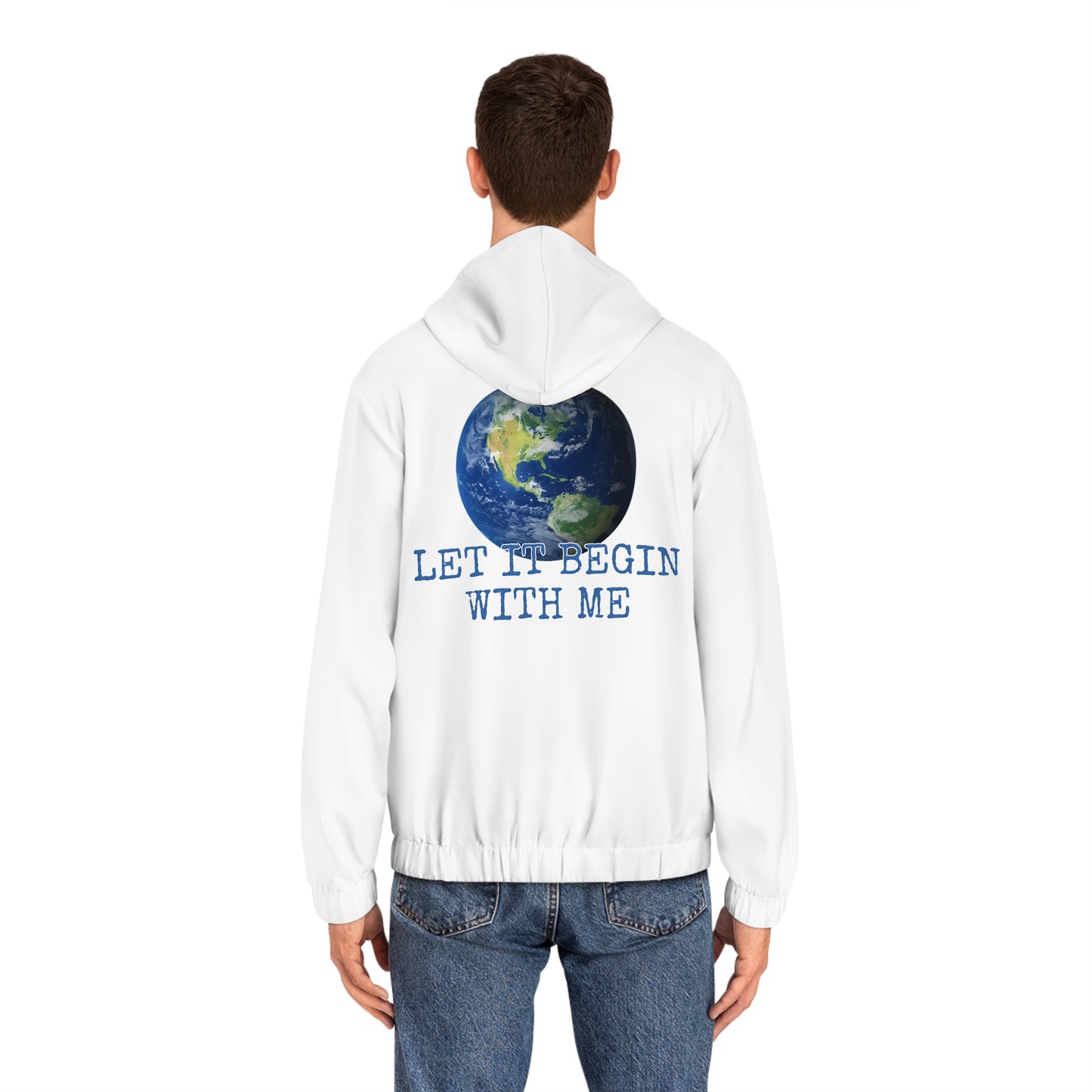 Men's (or Women's) Full-Zip Let It Begin With Me Hoodie