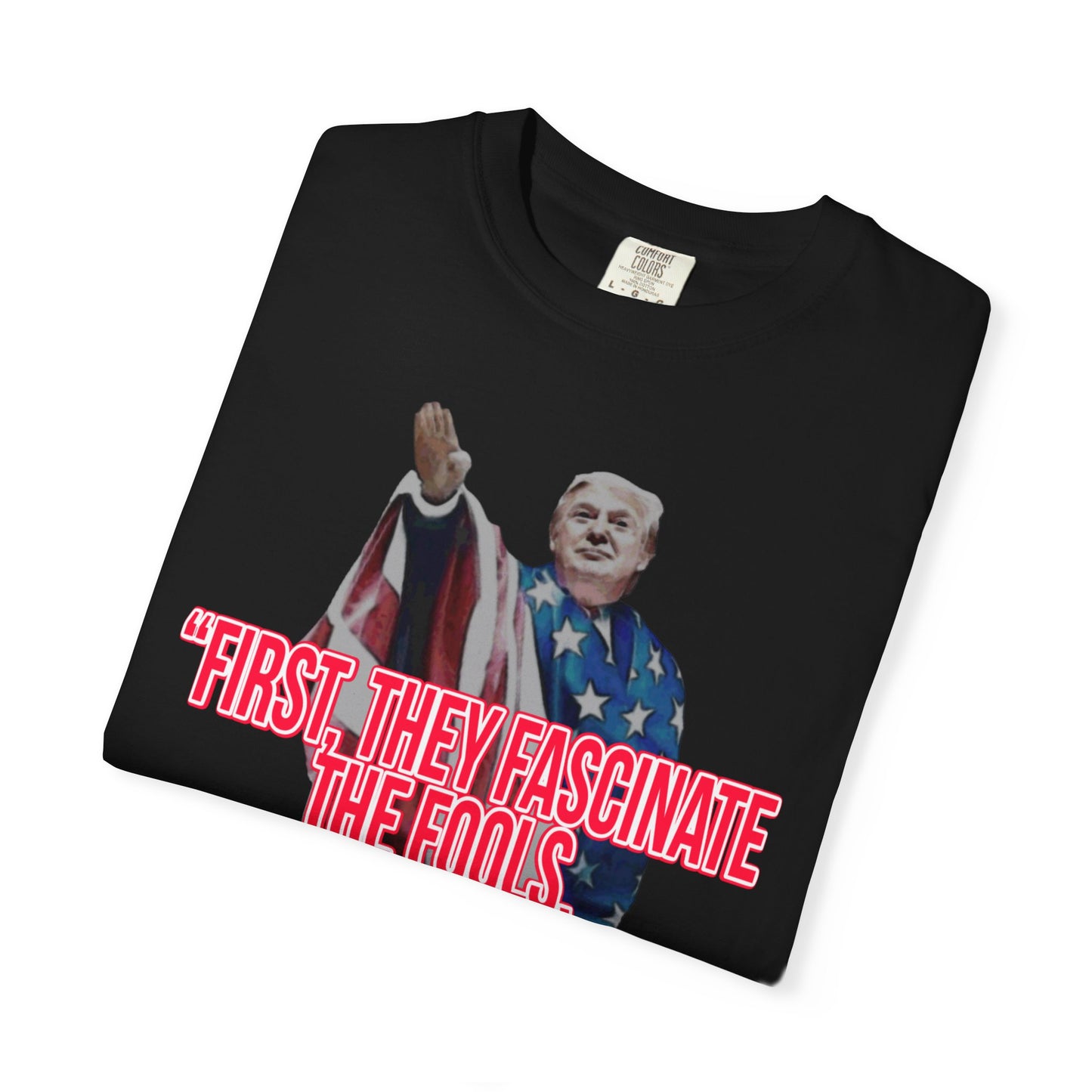 Fascinate/Muzzle - Unisex Garment-Dyed Tee for Activists