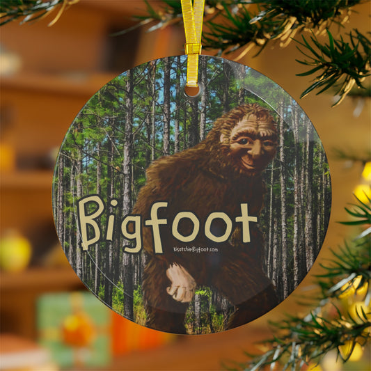 Bigfoot Glass Ornaments