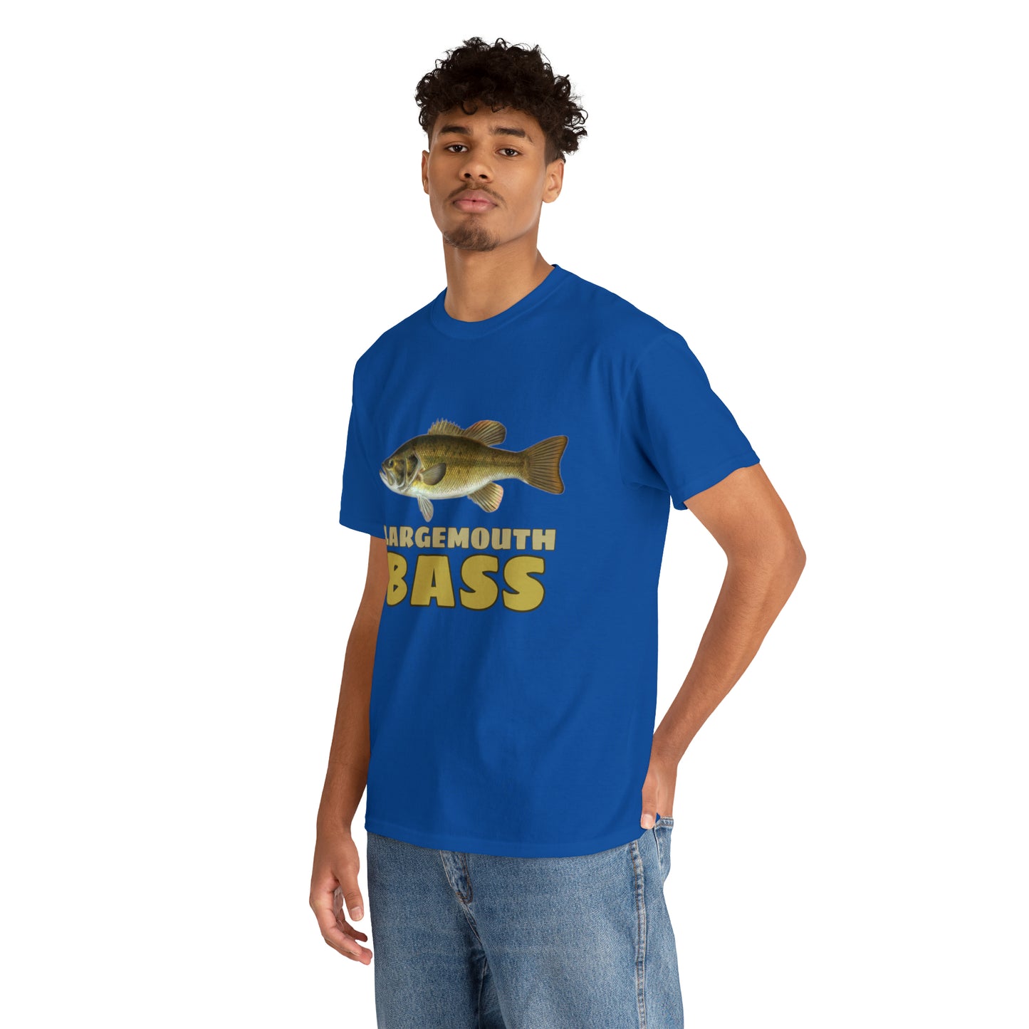 Largemouth Bass Unisex Heavy Cotton Tee