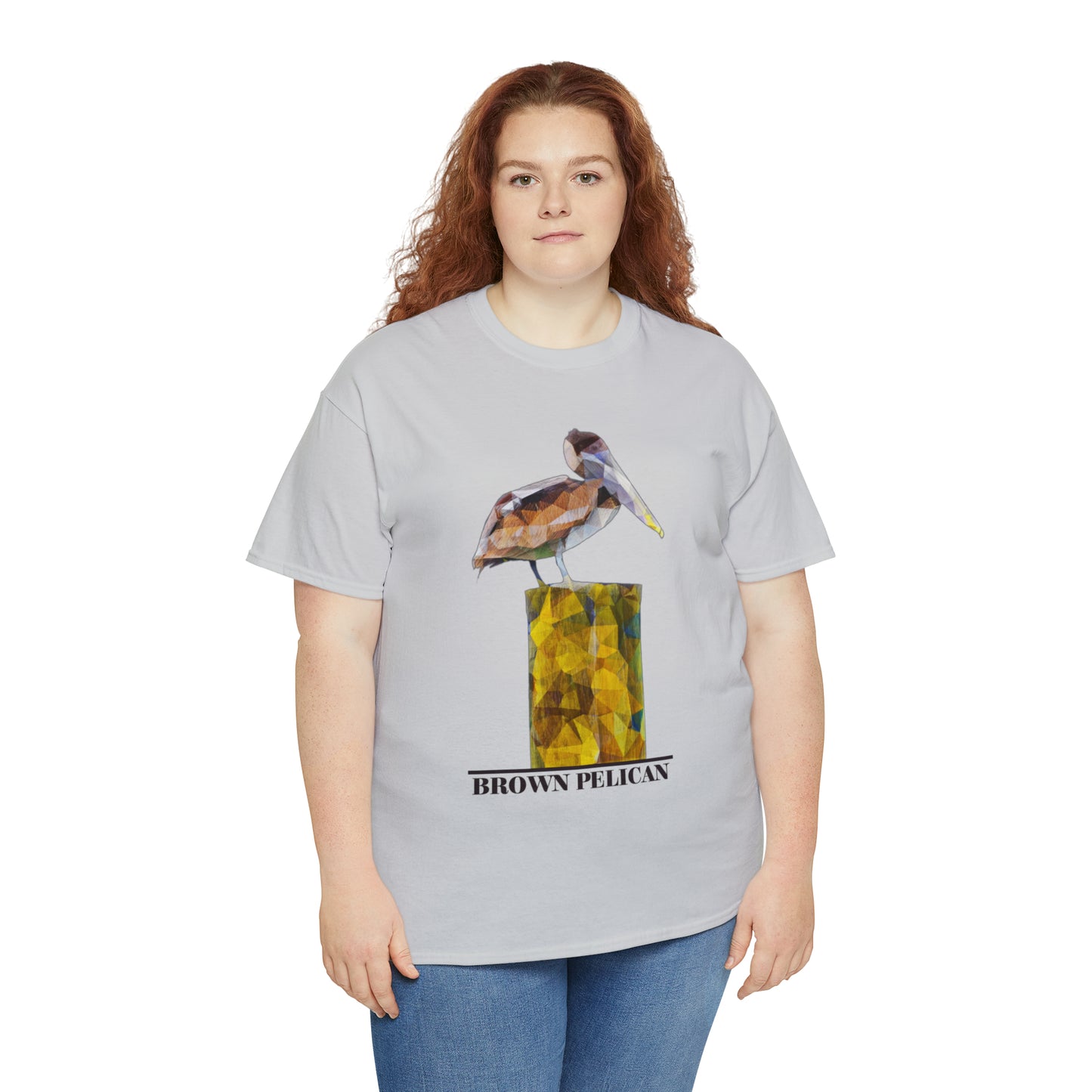 Brown Pelican Unisex Heavy Cotton Tee