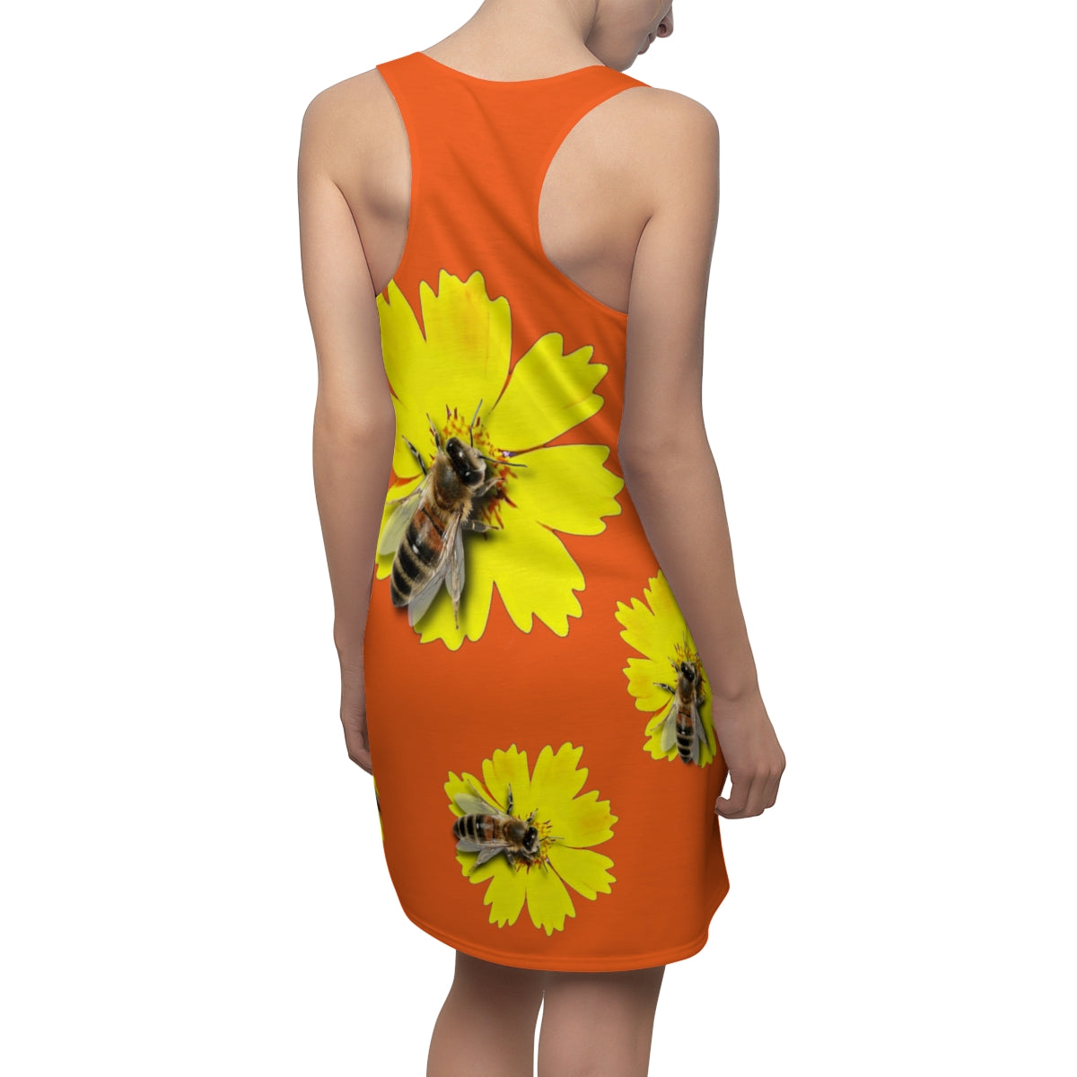 Bee and Flower Racerback Dress