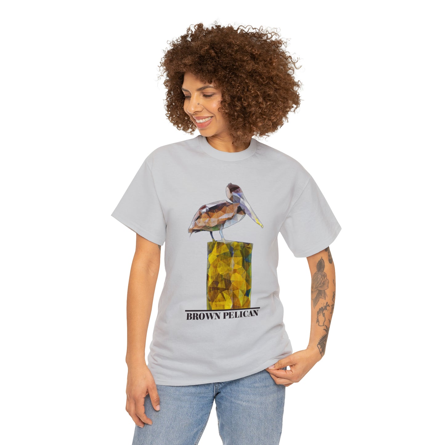 Brown Pelican Unisex Heavy Cotton Tee