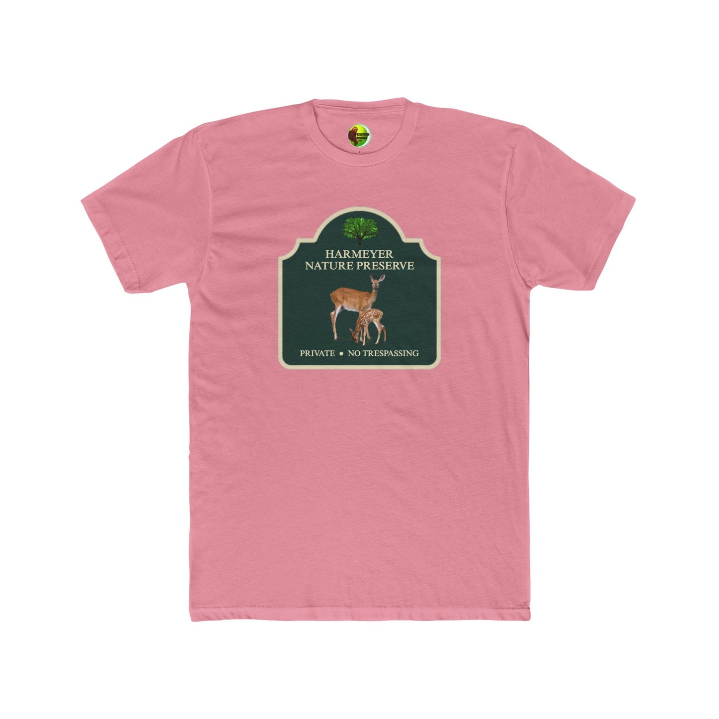Nature Preserve Logo Cotton Tee — Color Wildlife Emblem