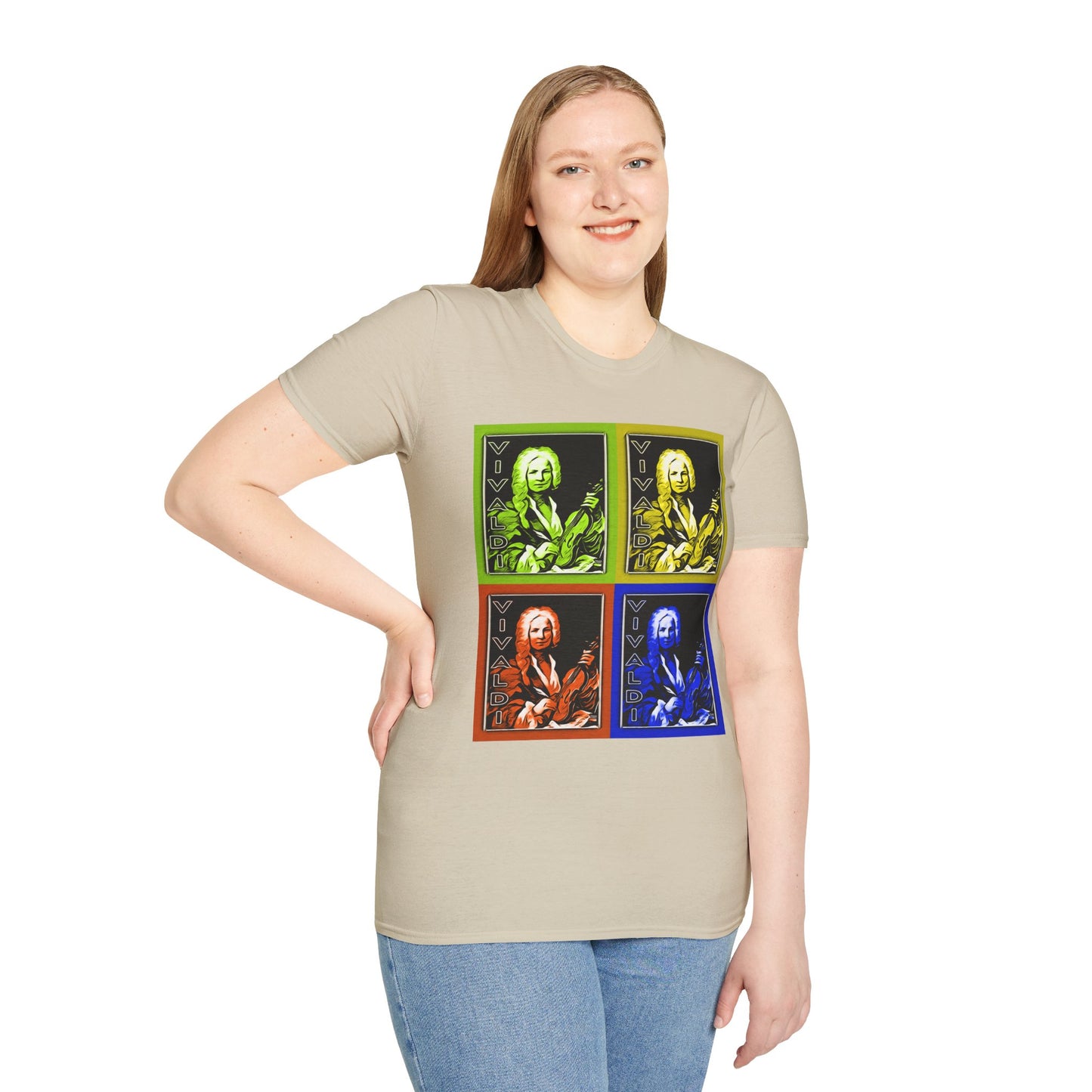 Vivaldi Unisex Softstyle T-Shirt - Perfect for Music Lovers