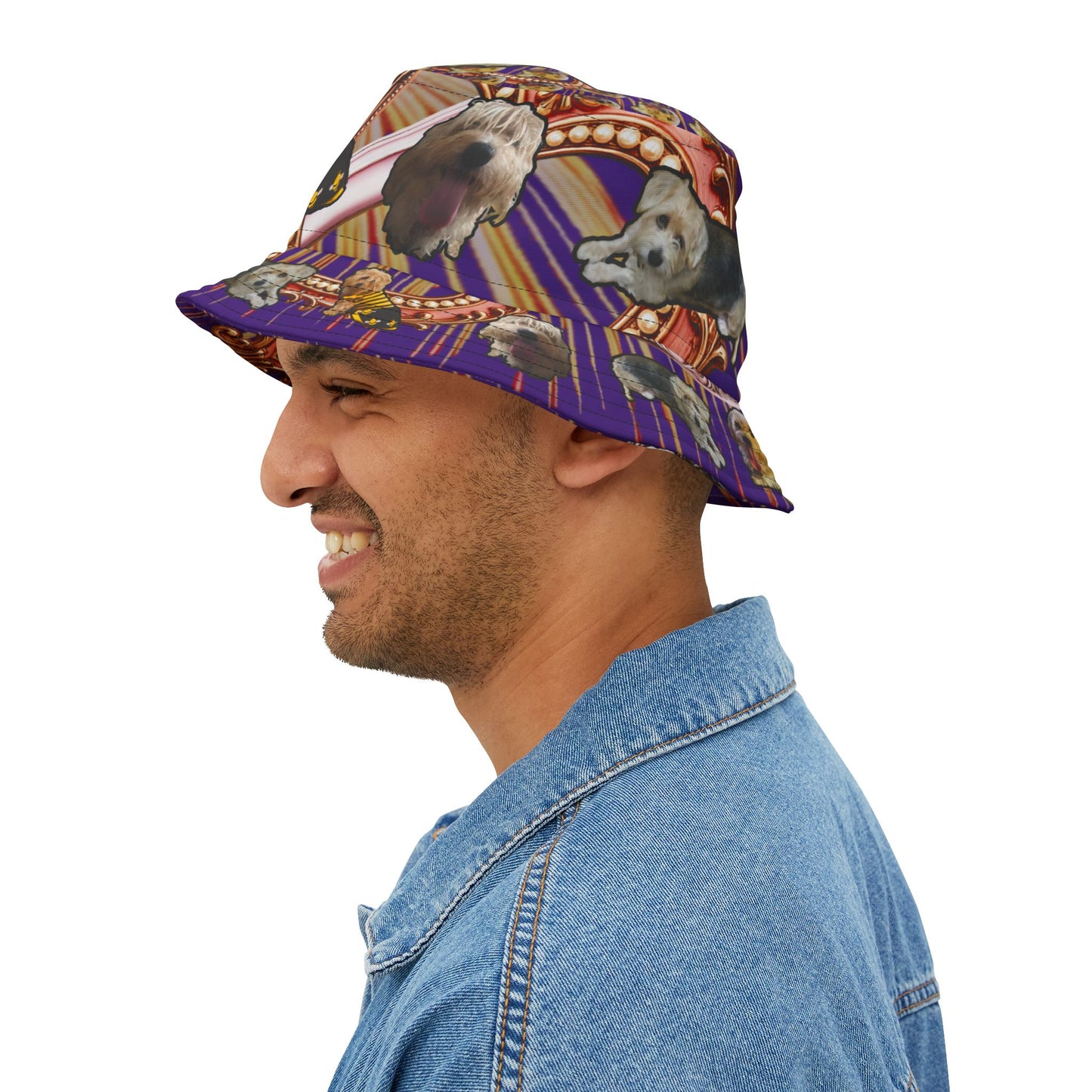 Phoebe Love Bucket Hat Purple