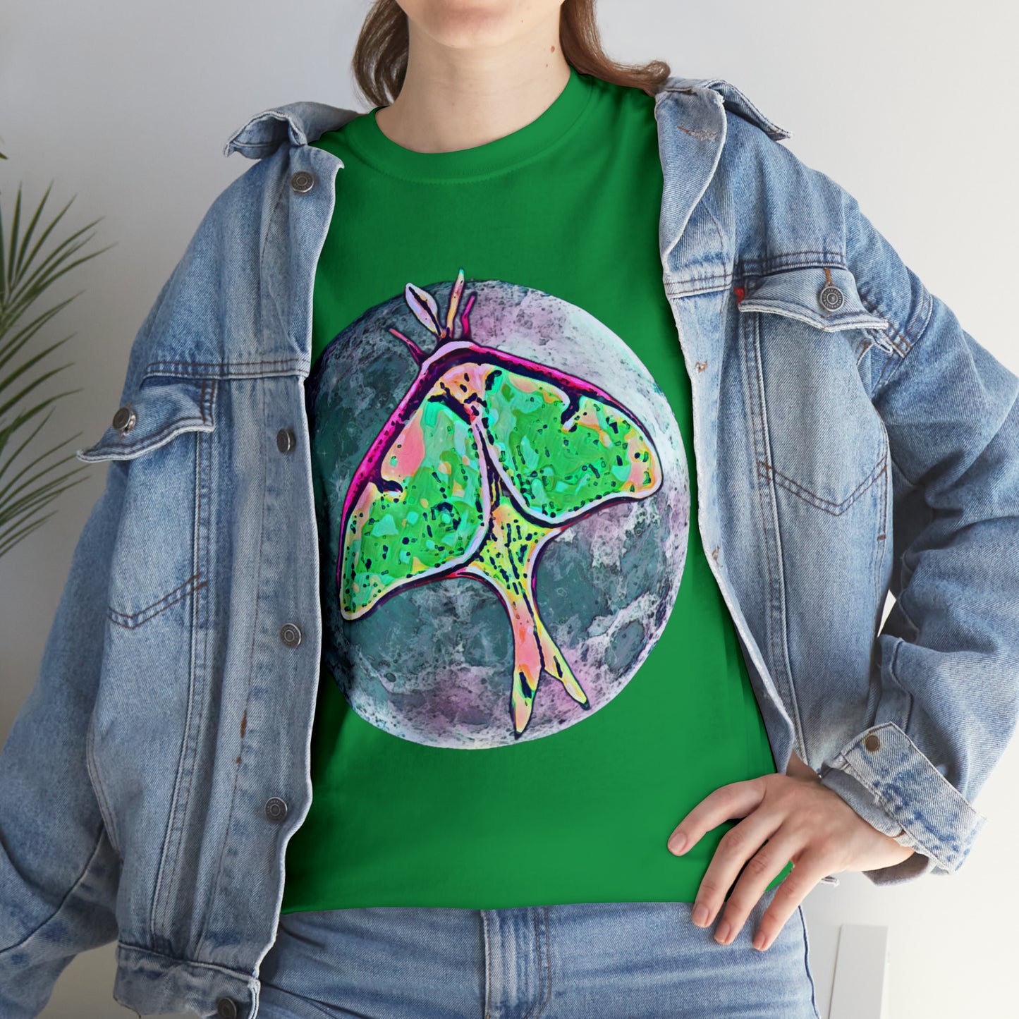 Luna Moth Unisex Heavy Cotton Tee