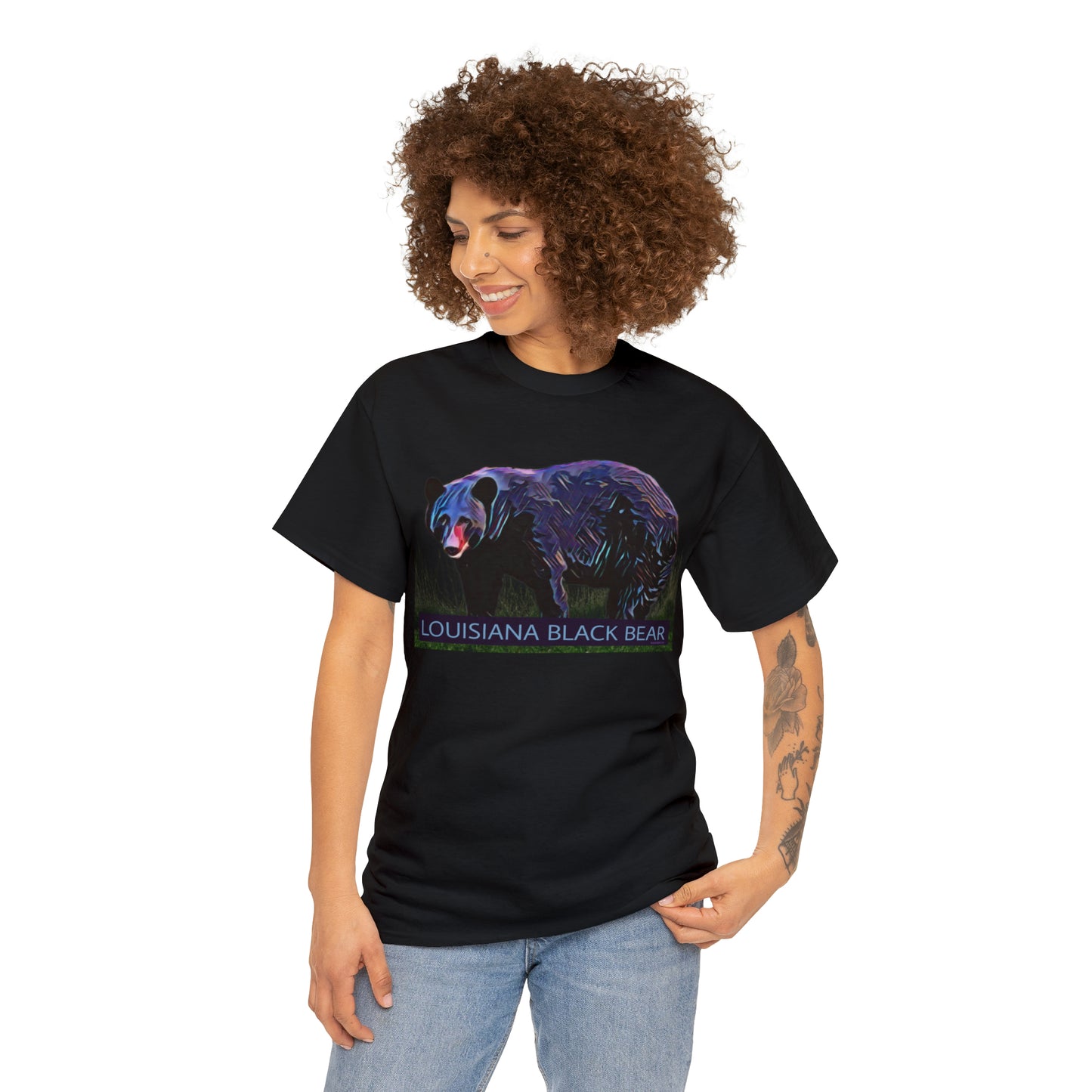 Louisiana Black Bear Unisex Heavy Cotton Tee