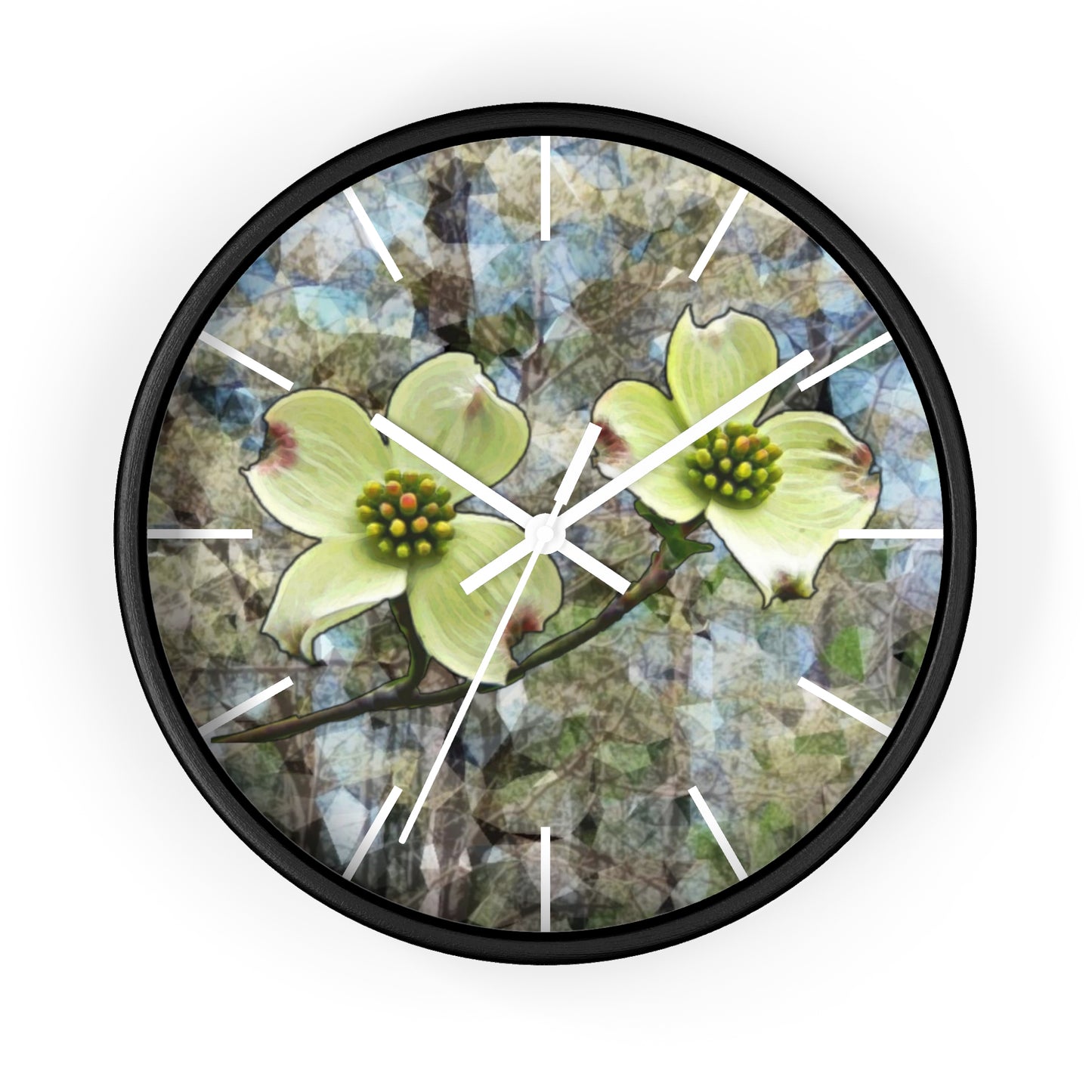 Kisatchie Dogwoods Wall Clock