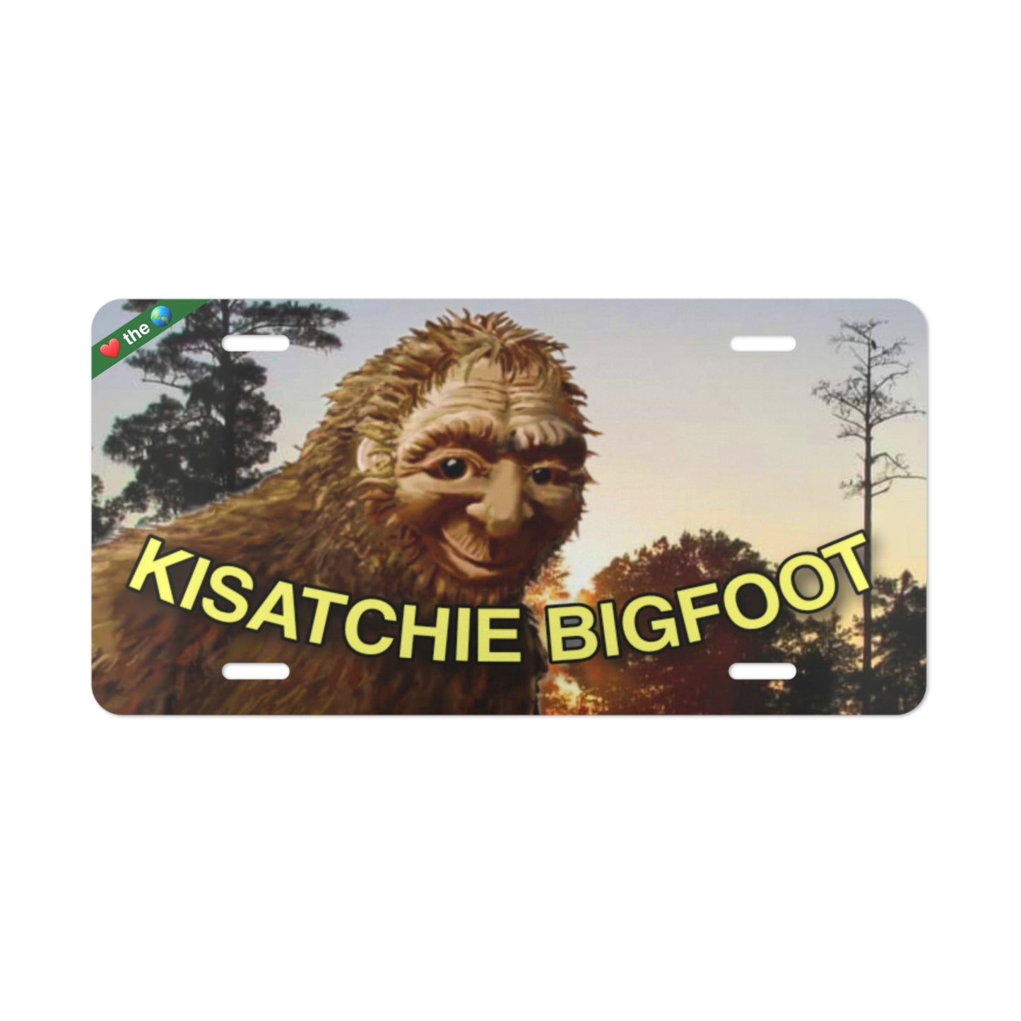 Kisatchie Bigfoot Vanity Plate