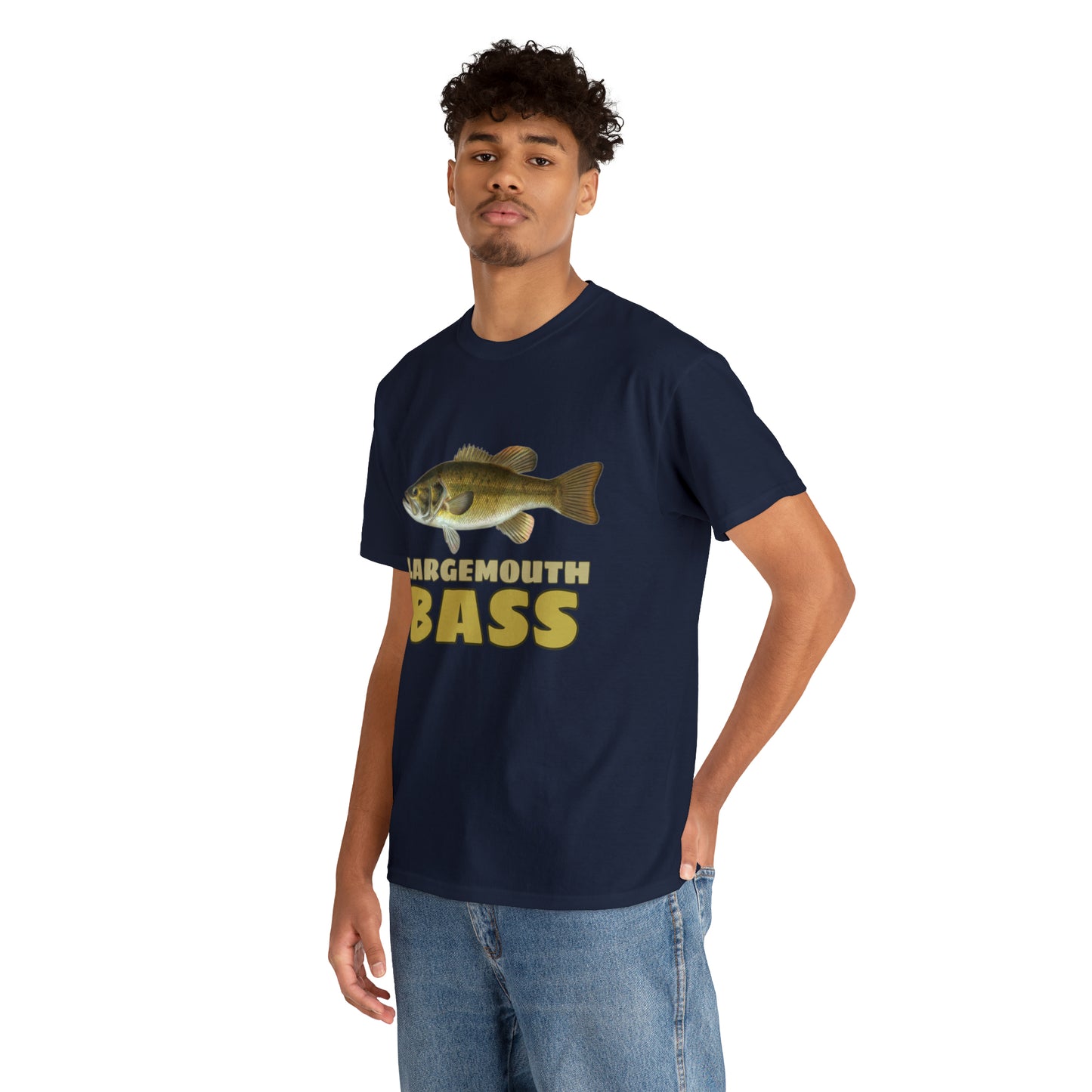 Largemouth Bass Unisex Heavy Cotton Tee