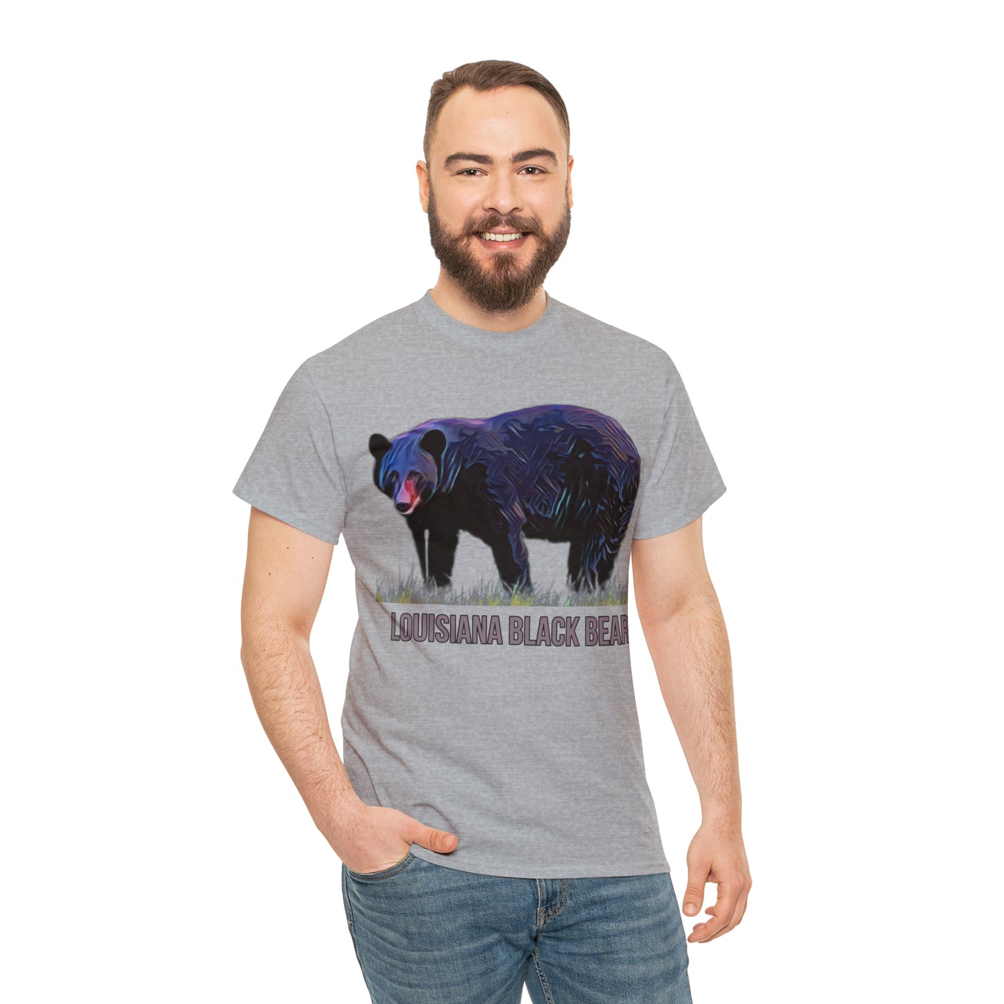 Louisiana Black Bear Unisex Heavy Cotton Tee