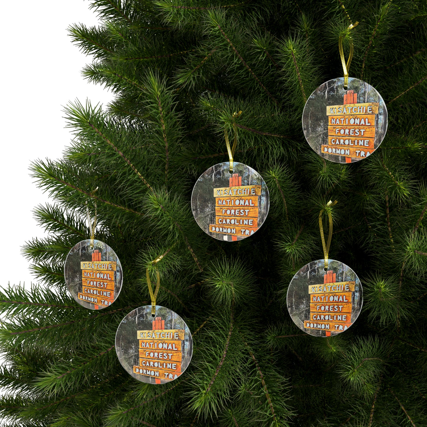 Caroline Dormon Trail Glass Ornaments