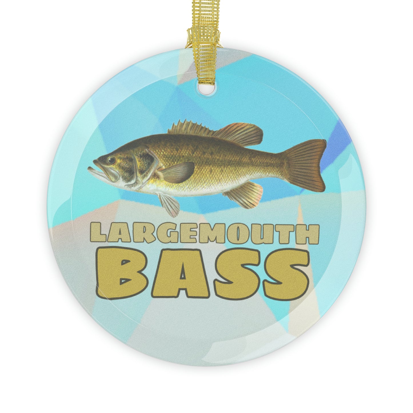 Largemouth Bass Glass Ornaments