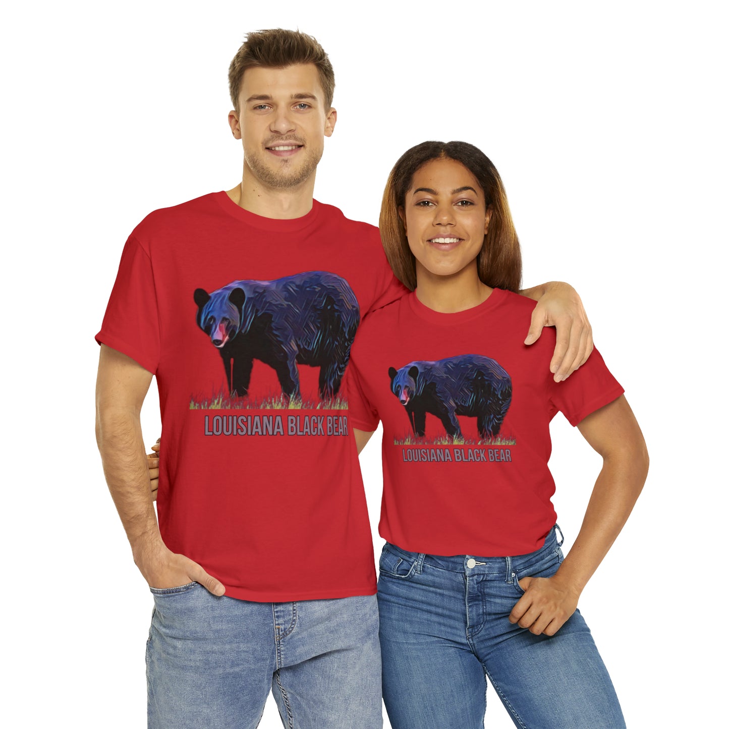 Louisiana Black Bear Unisex Heavy Cotton Tee