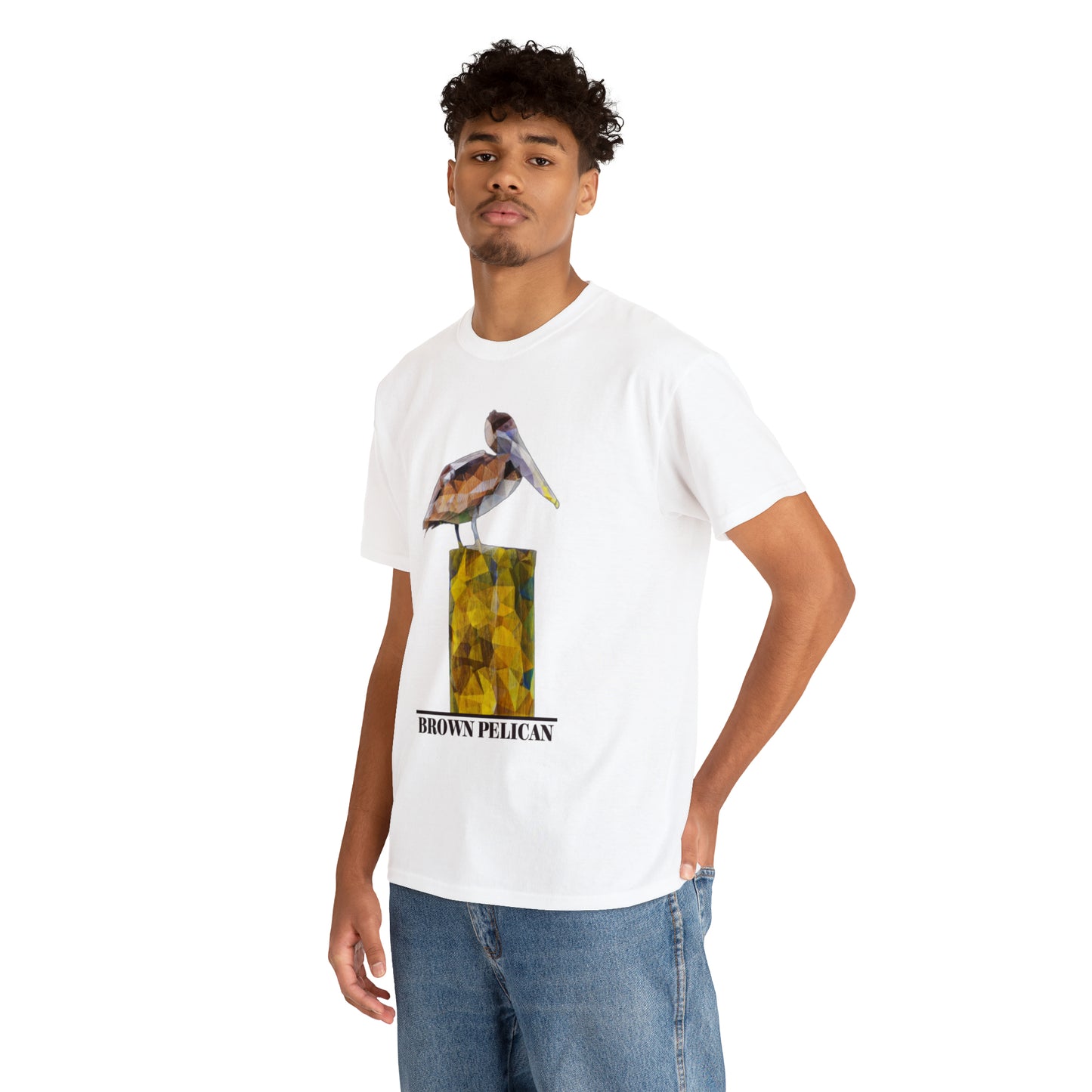 Brown Pelican Unisex Heavy Cotton Tee