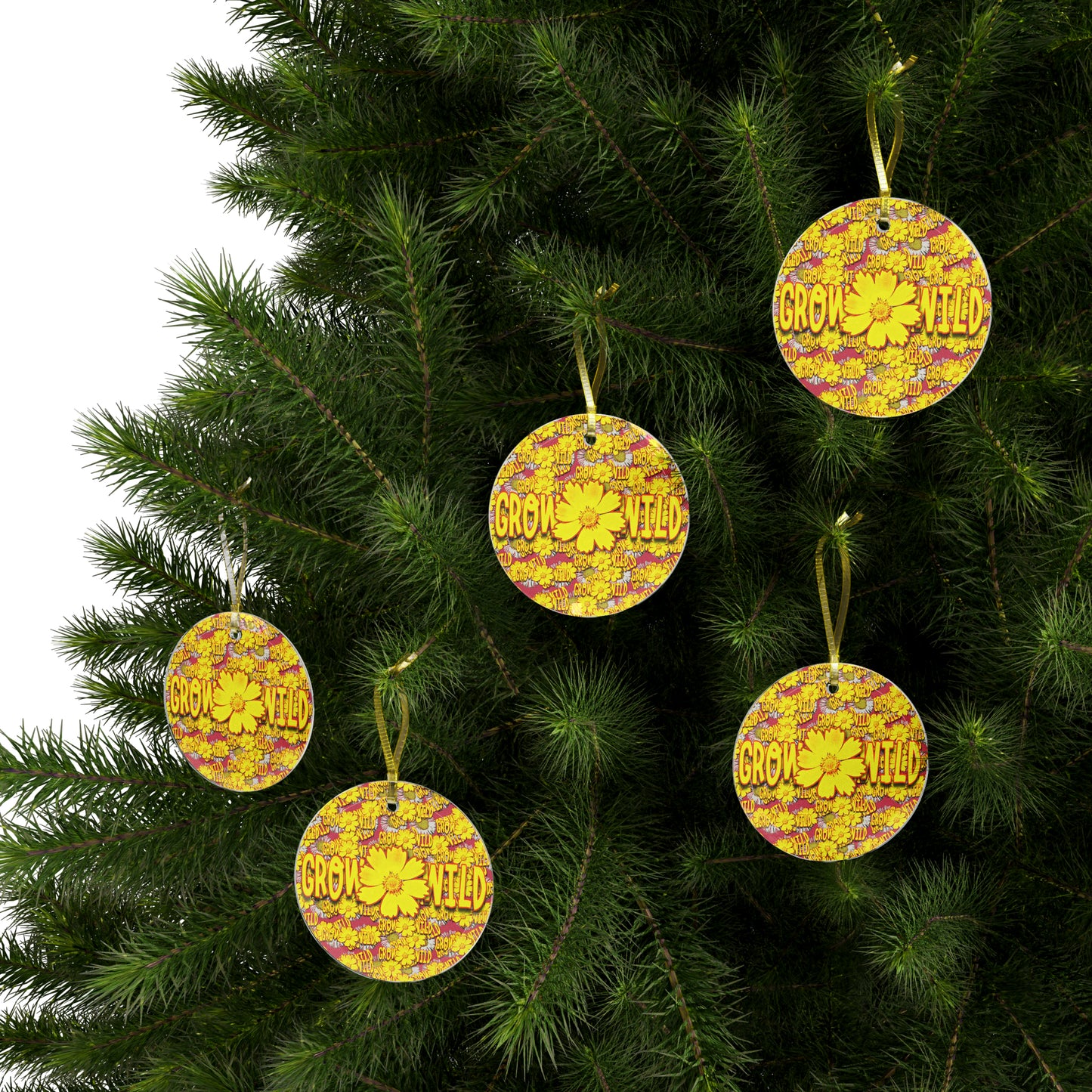 Grow Wild Glass Ornaments