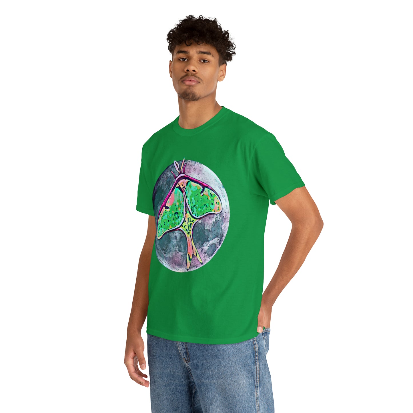 Luna Moth Unisex Heavy Cotton Tee