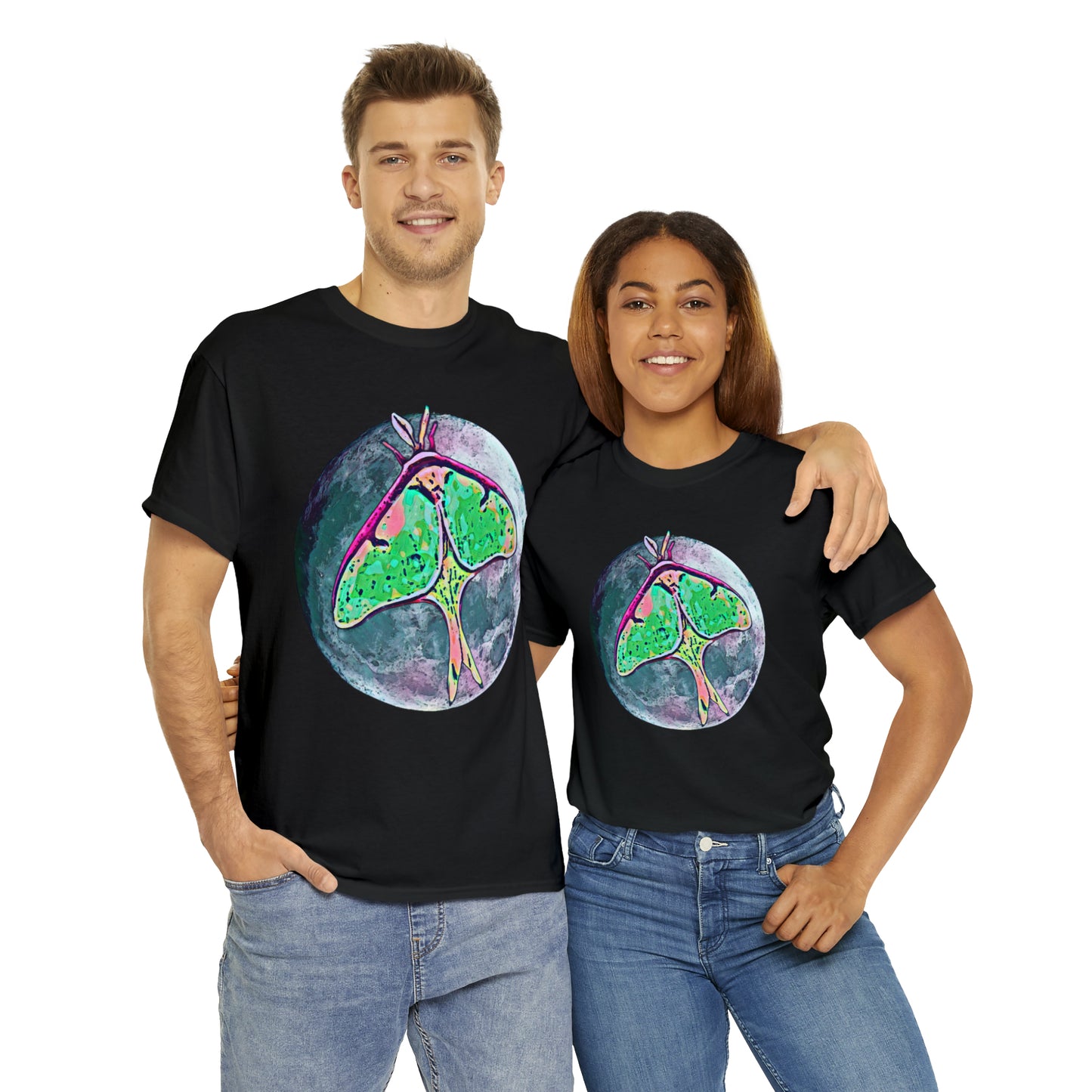 Luna Moth Unisex Heavy Cotton Tee