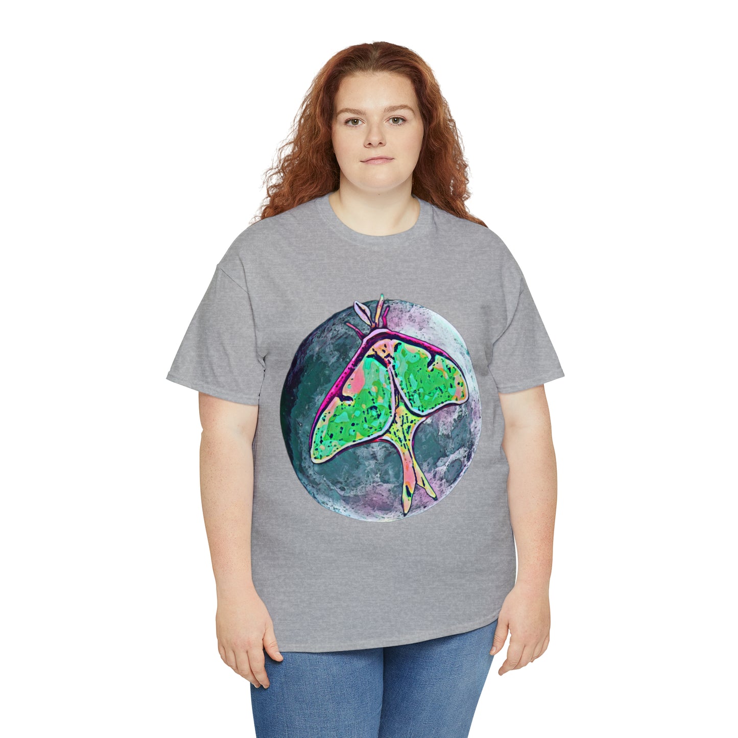 Luna Moth Unisex Heavy Cotton Tee