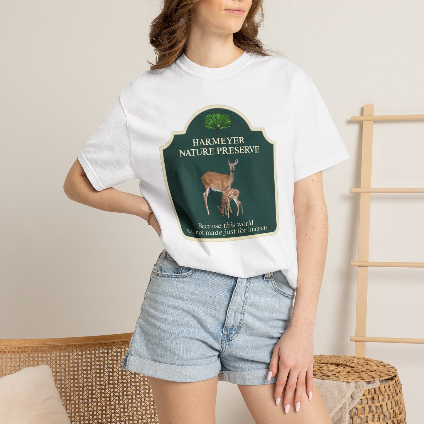 Harmeyer Nature Preserve "This World Wasn't Made Just For Humans" T-Shirt