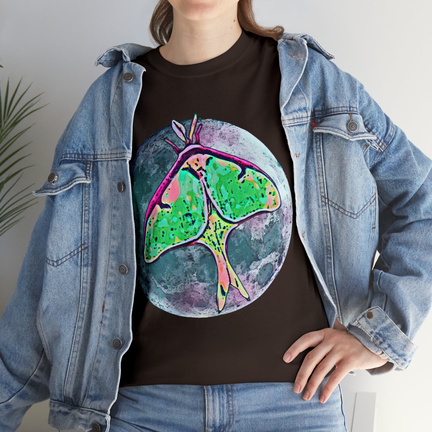 Luna Moth Unisex Heavy Cotton Tee