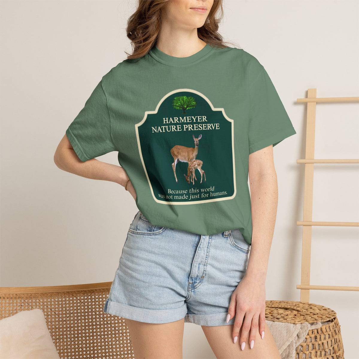 Harmeyer Nature Preserve "This World Wasn't Made Just For Humans" T-Shirt