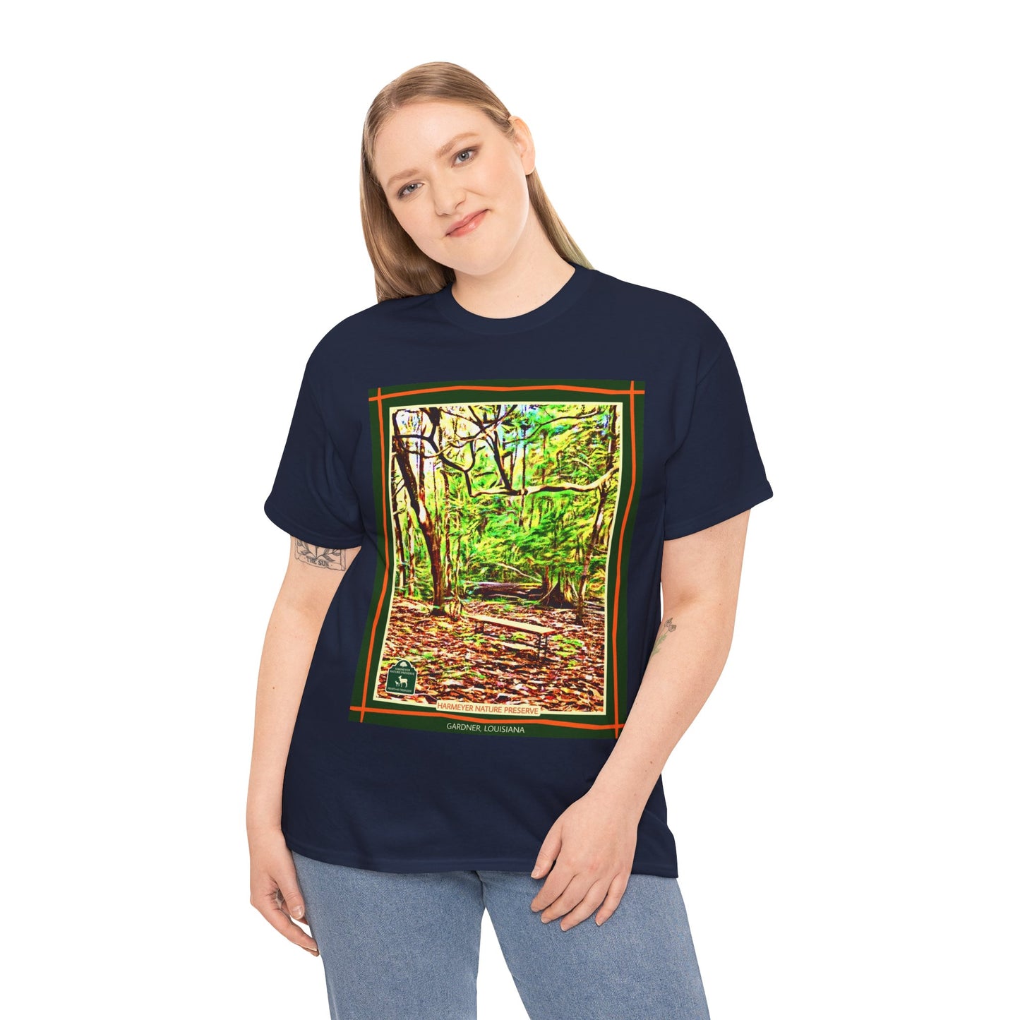 Harmeyer Nature Preserve Tee — Stylized Nature Park Graphic