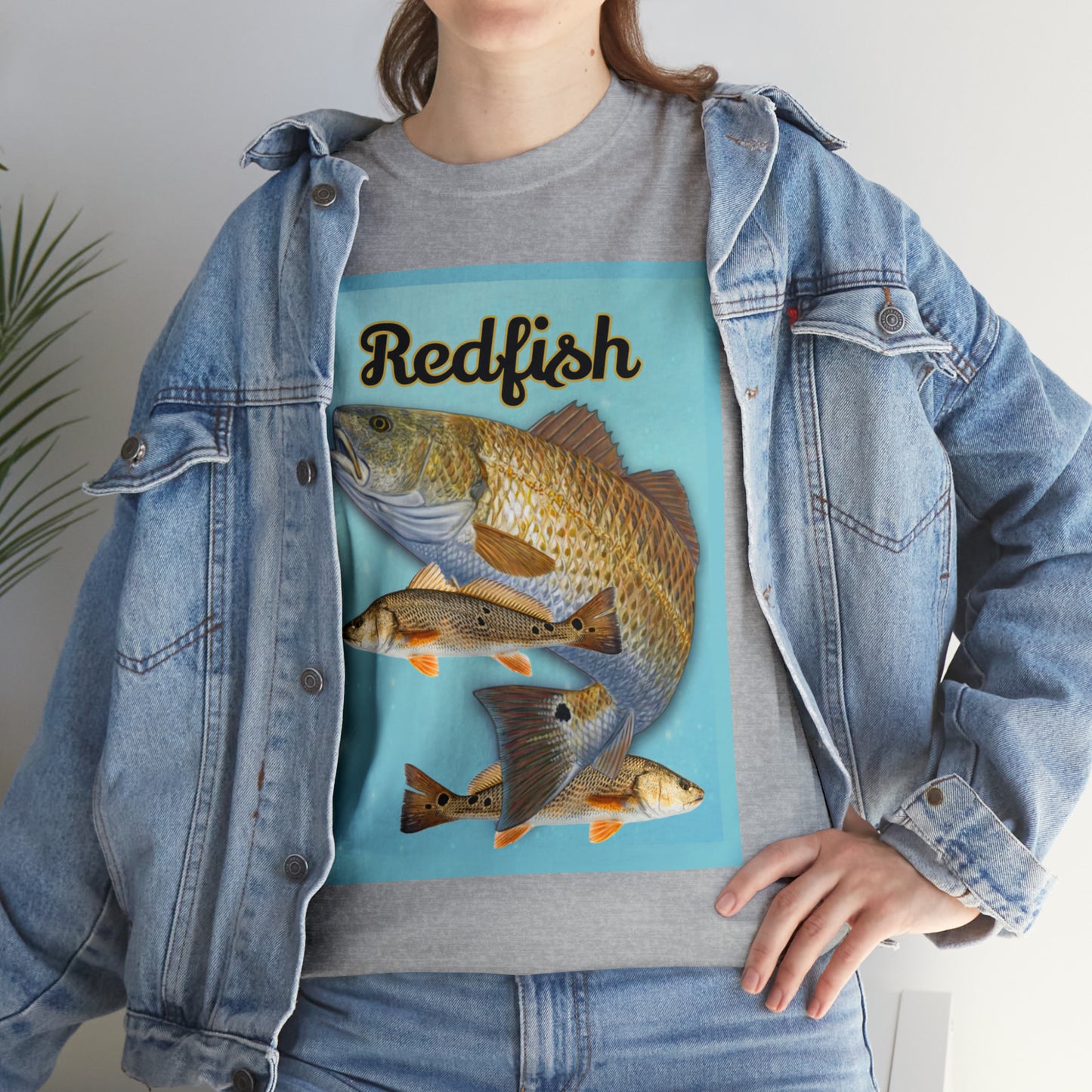 Redfish Unisex Heavy Cotton Tee