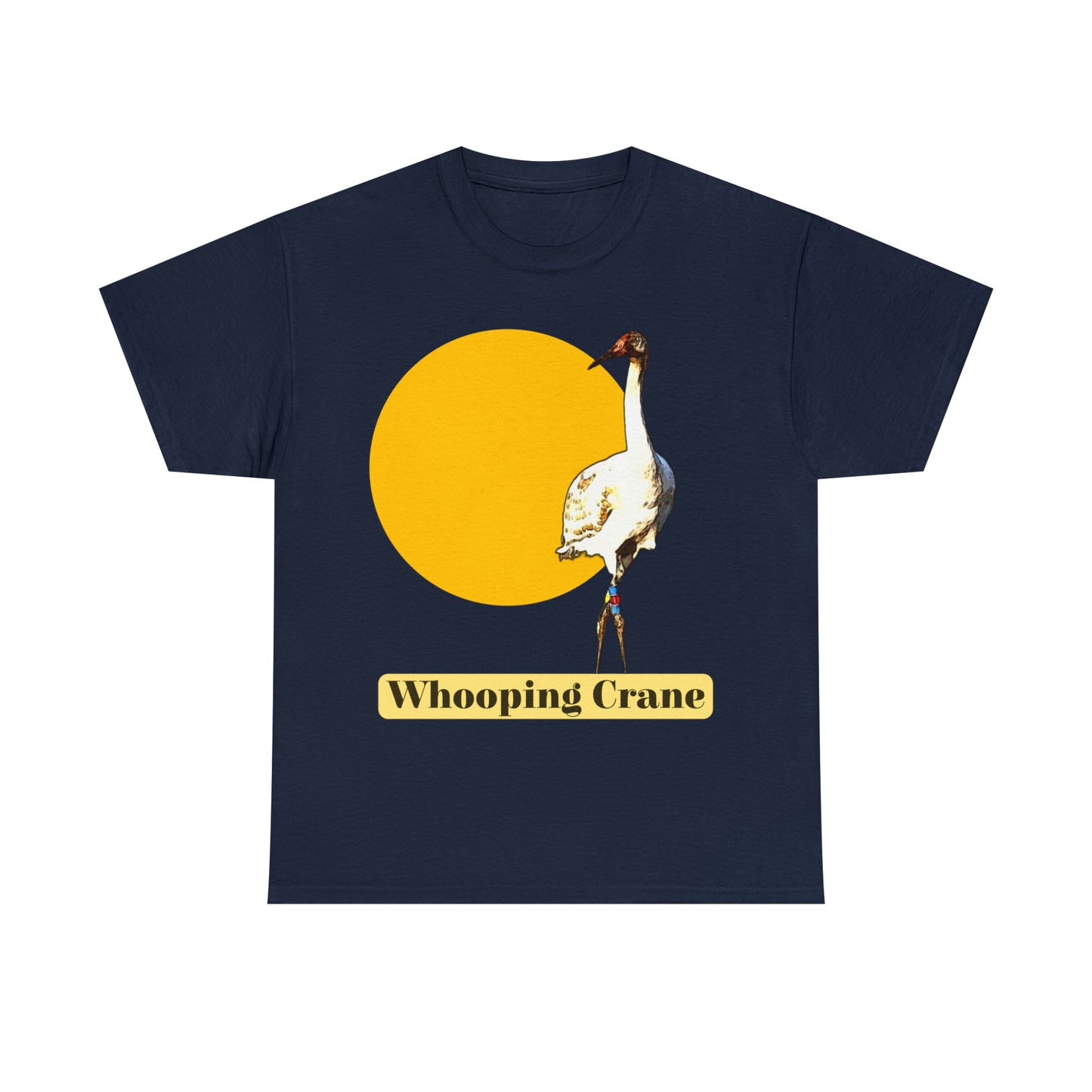 Whooping Crane Unisex Heavy Cotton Tee