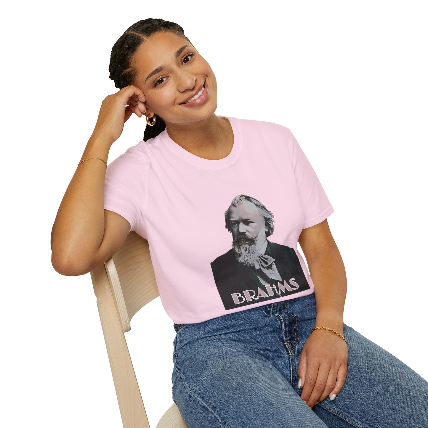 Brahms Unisex Softstyle T-Shirt - Perfect for Music Lovers