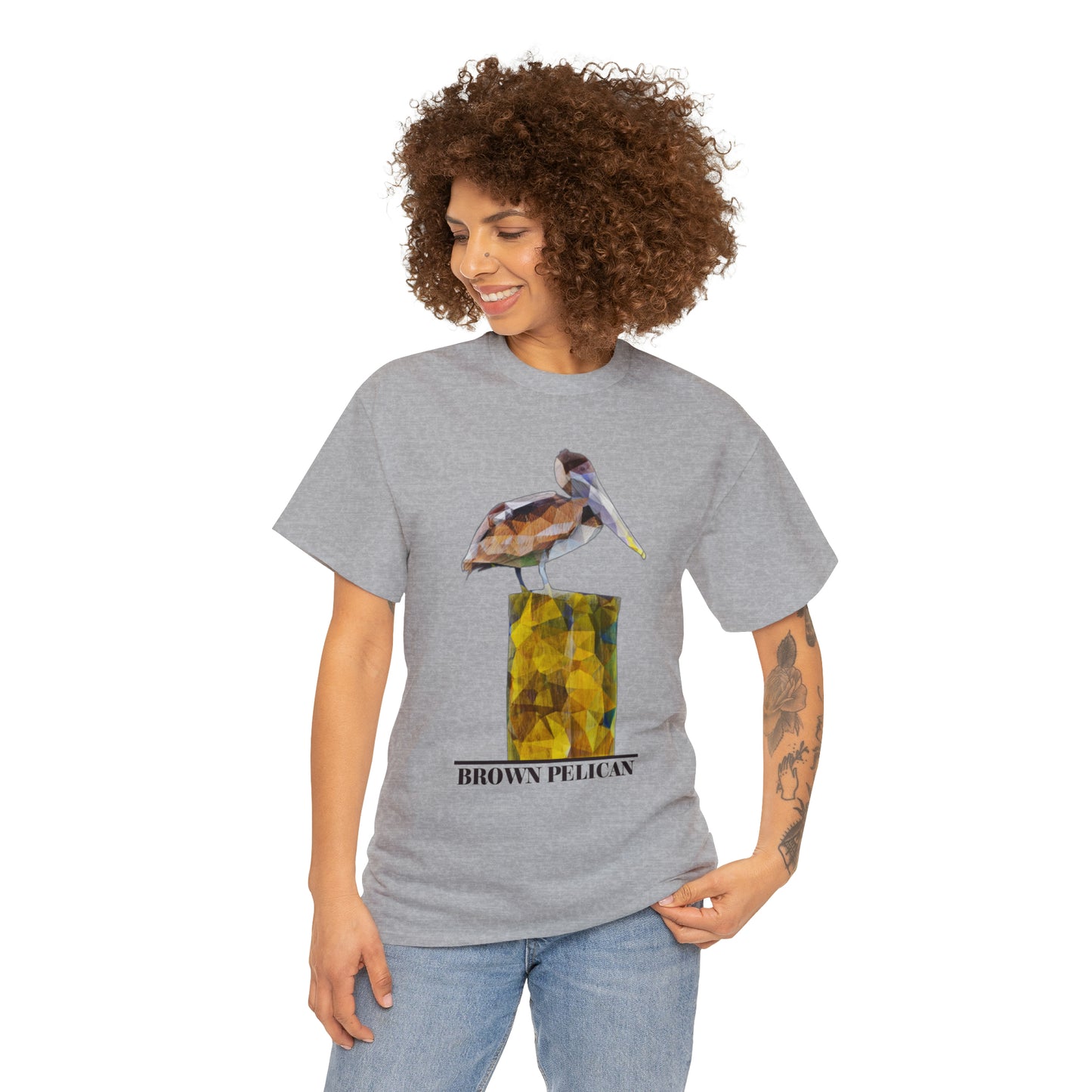 Brown Pelican Unisex Heavy Cotton Tee