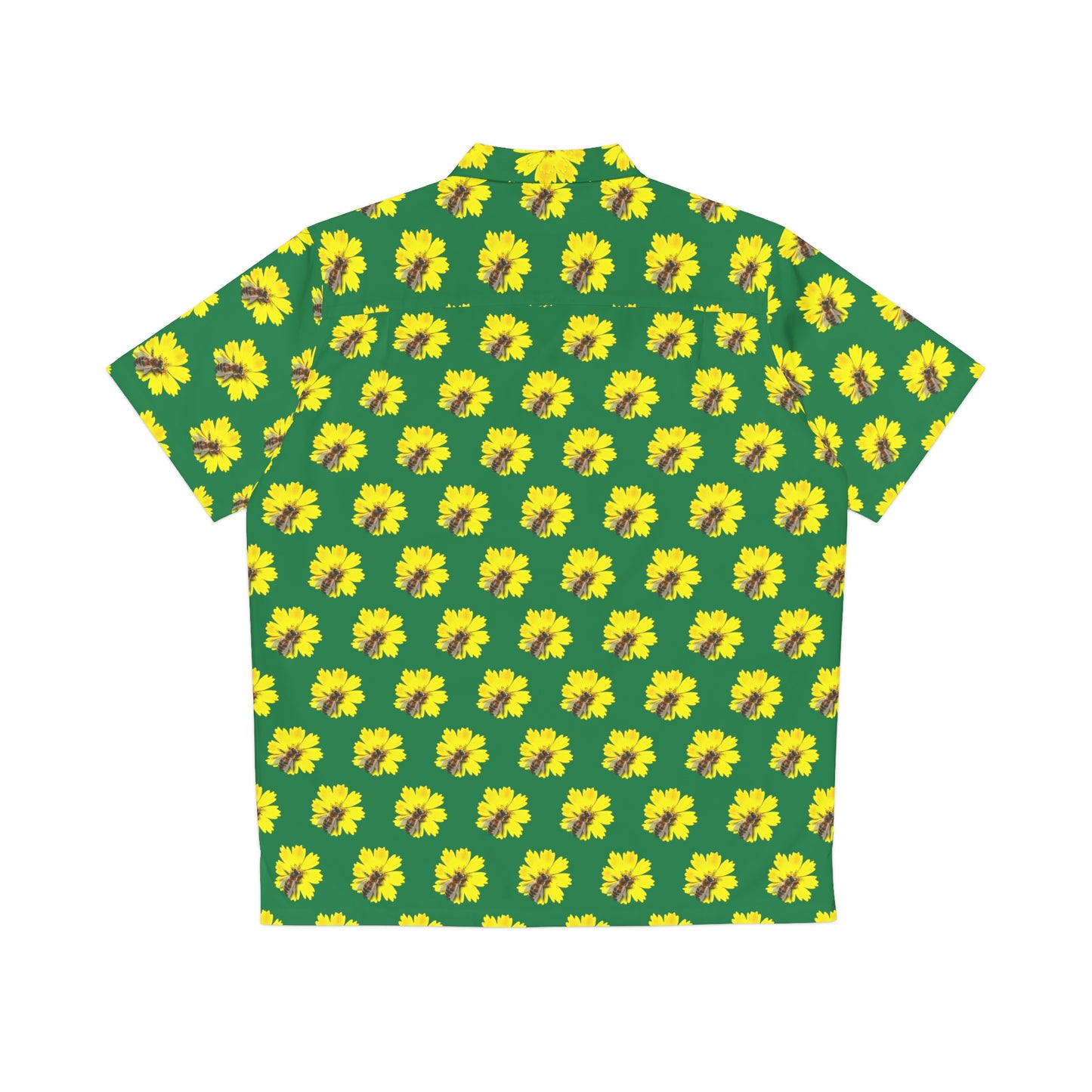 Men's Hawaiian Bee and Flower Shirt