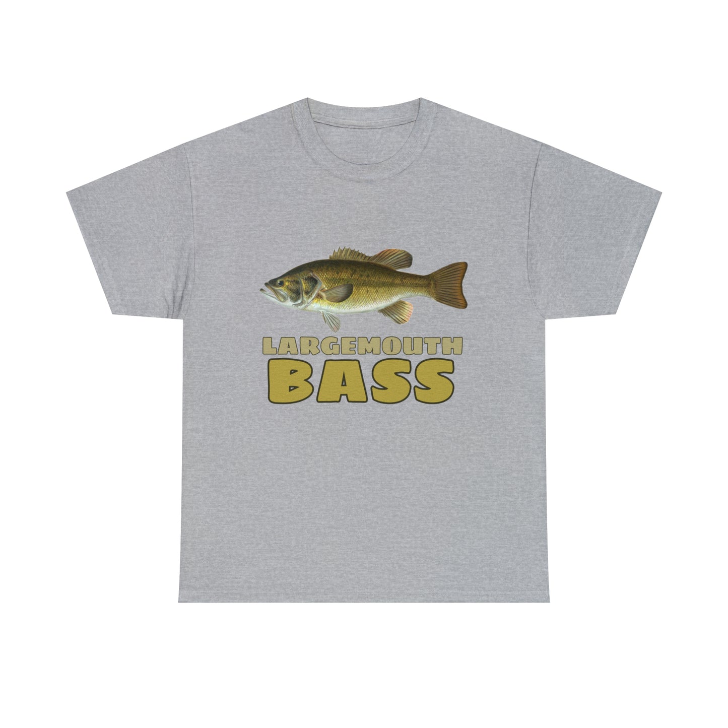 Largemouth Bass Unisex Heavy Cotton Tee