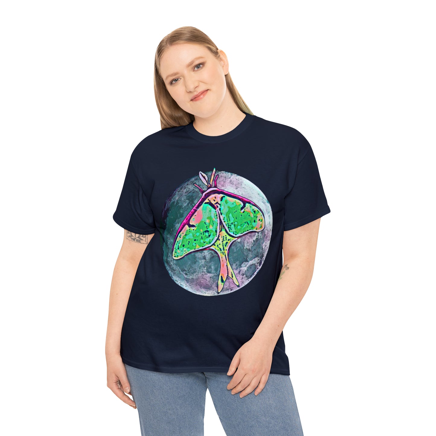 Luna Moth Unisex Heavy Cotton Tee