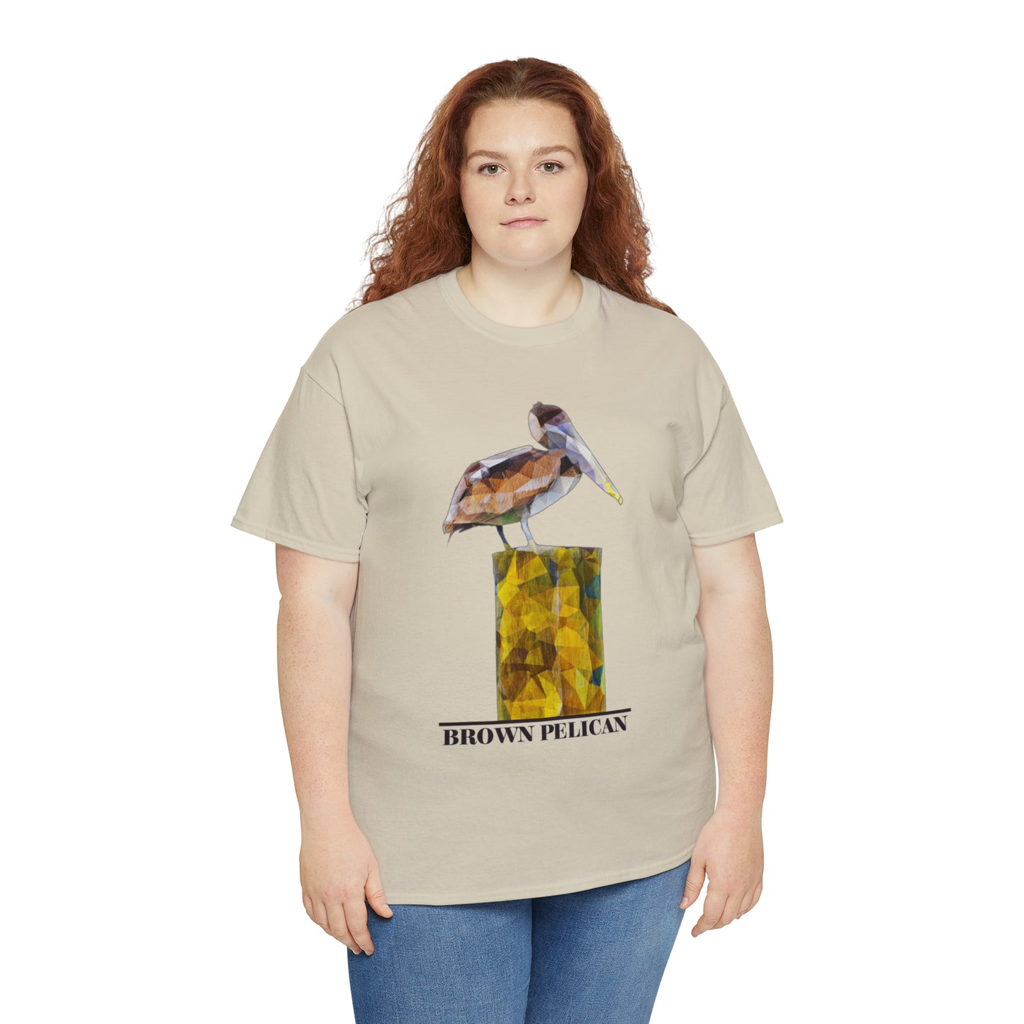 Brown Pelican Unisex Heavy Cotton Tee