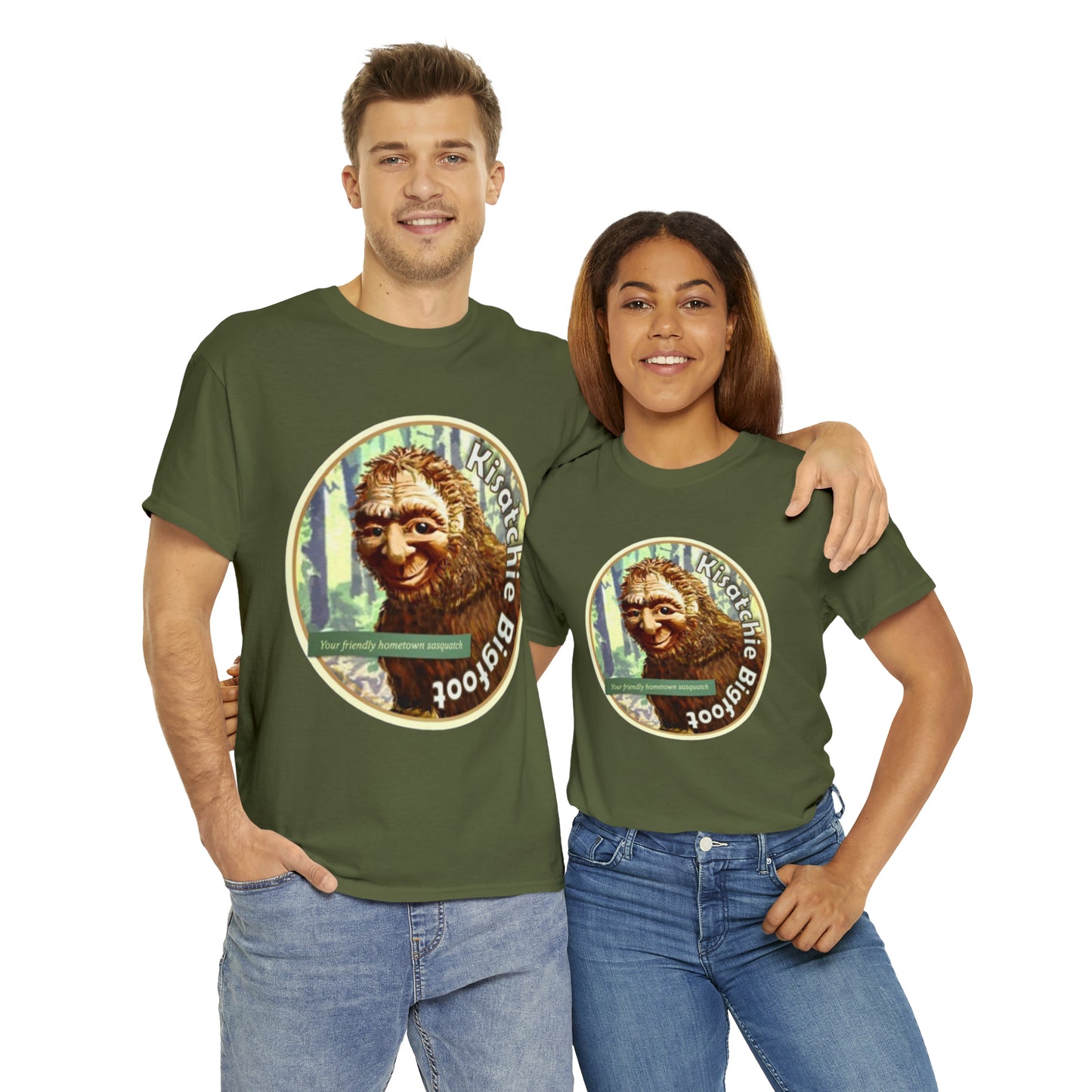 Kisatchie Bigfoot Unisex Heavy Cotton Tee