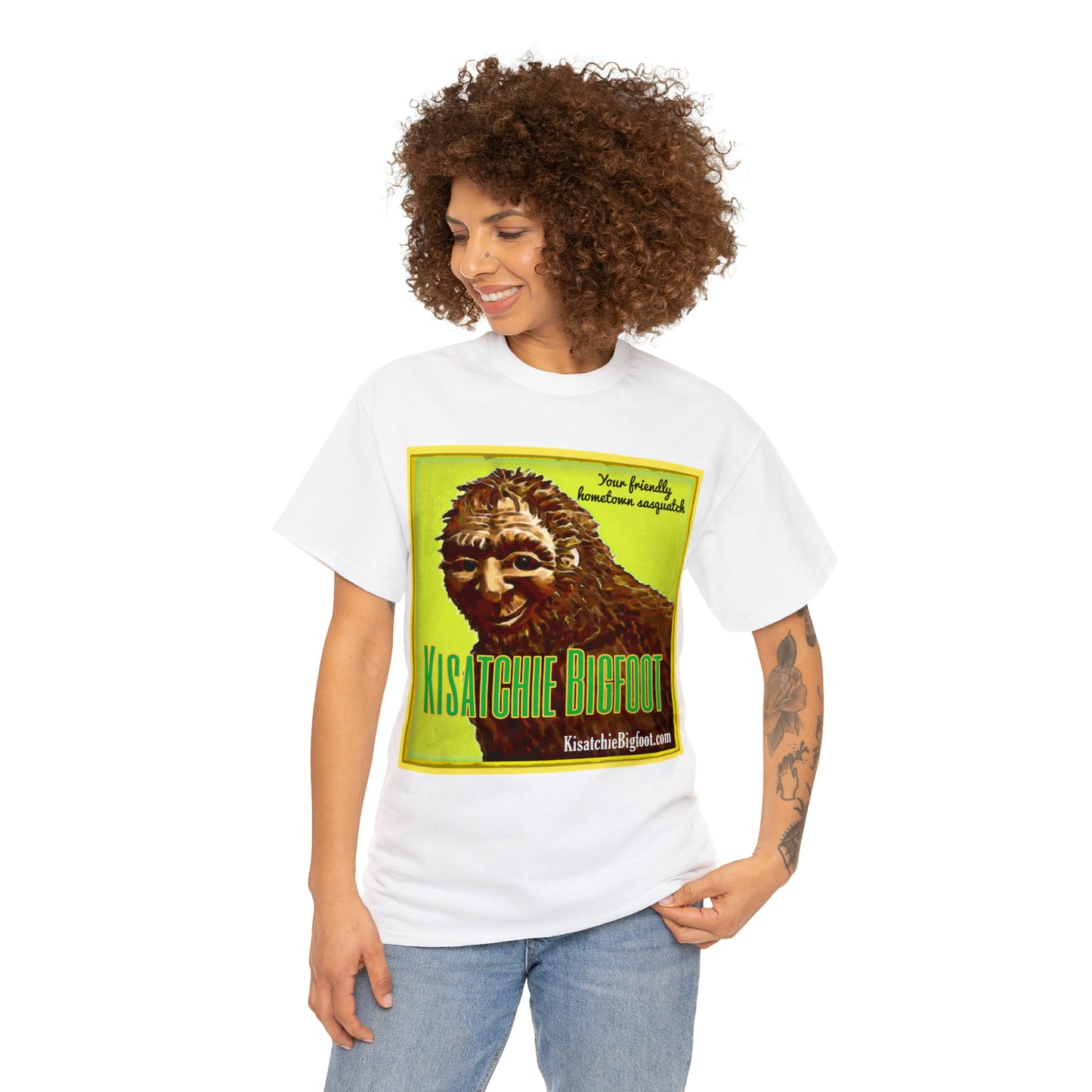 Kisatchie Bigfoot Unisex Heavy Cotton Tee