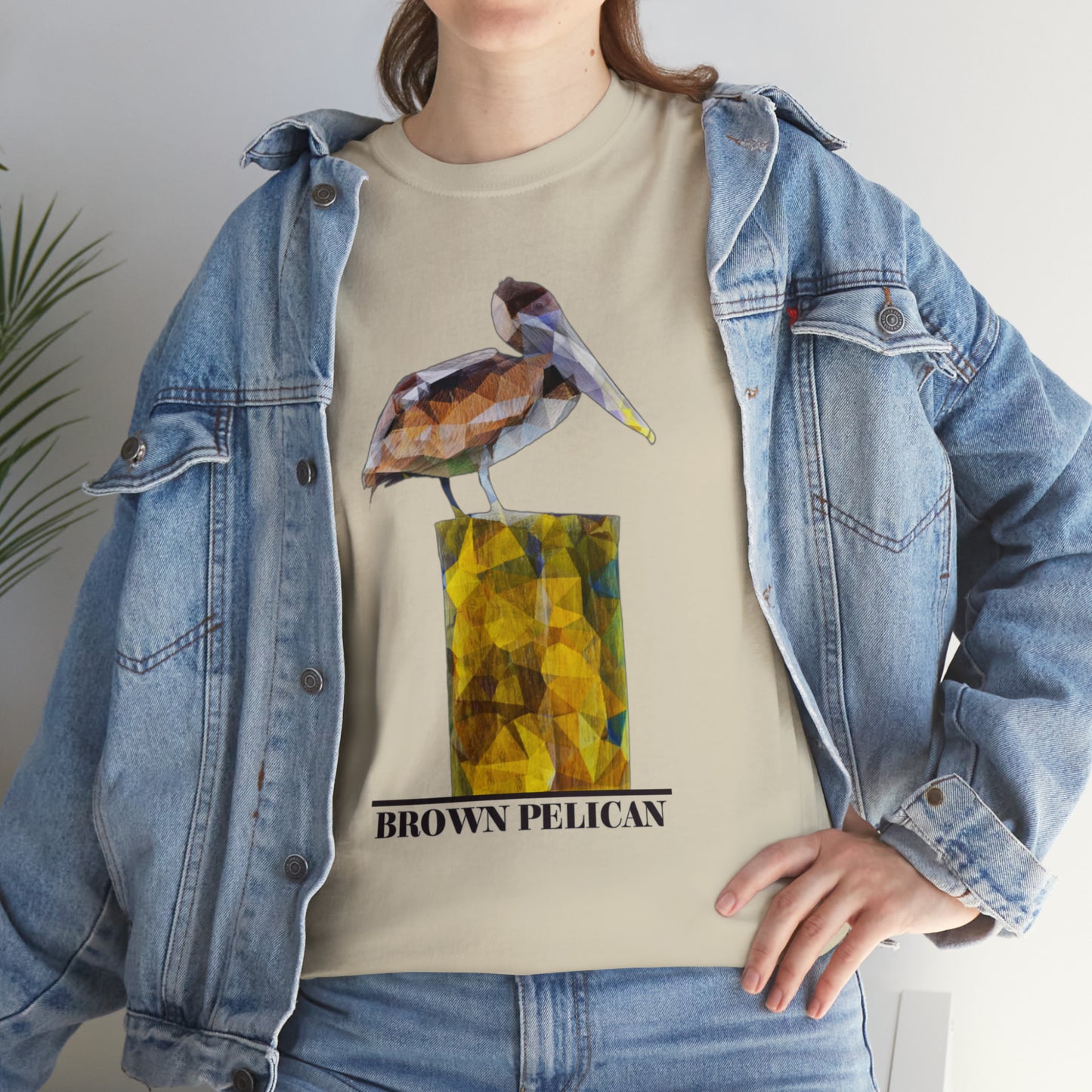 Brown Pelican Unisex Heavy Cotton Tee